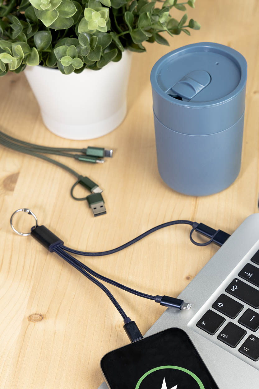 USB-Ladekabel mit Schlüsselanhänger Rafob