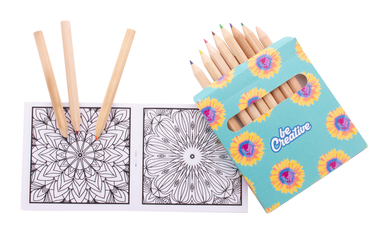 Individuelles Ausmalset, Mandala Coloxil 12