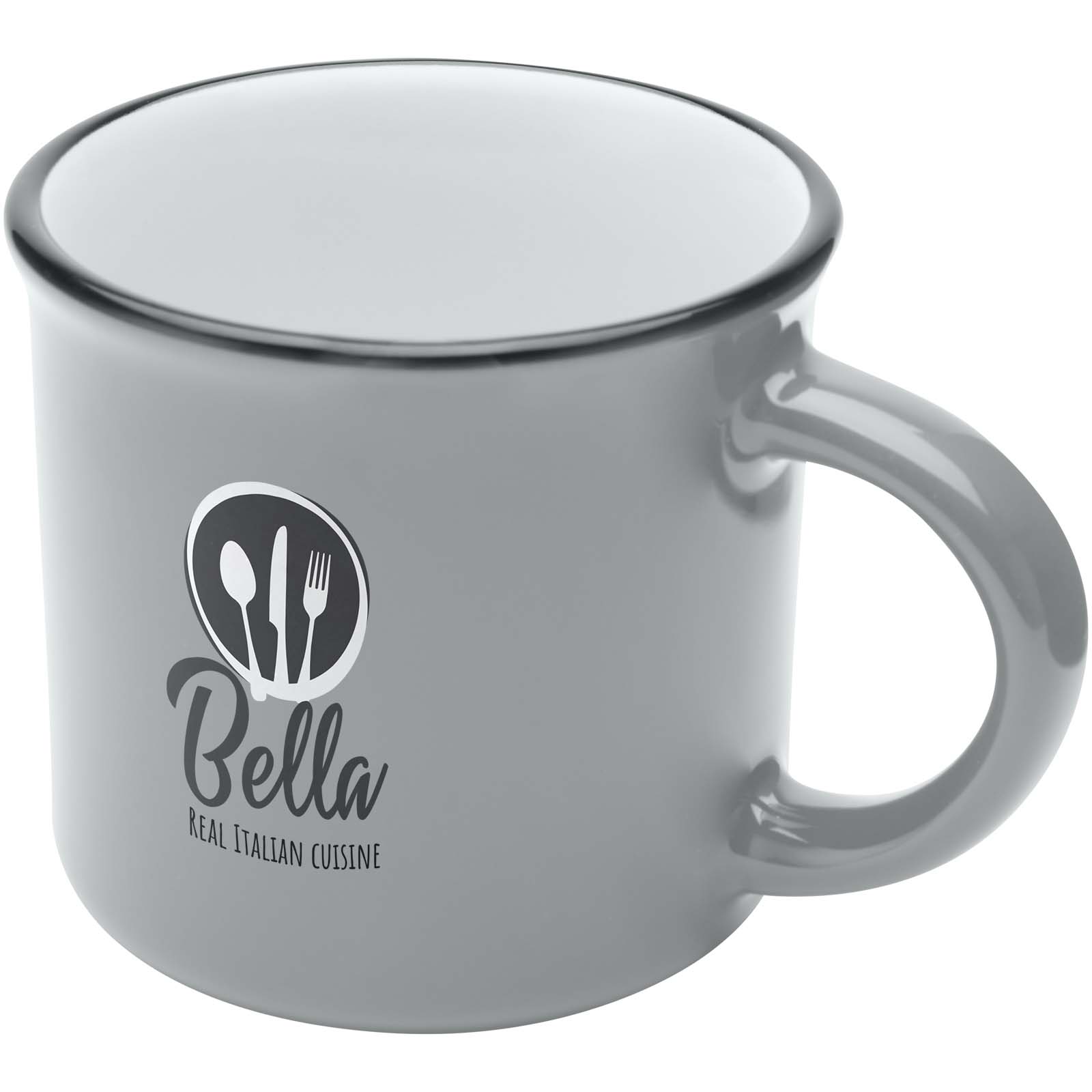 Bari Keramiktasse 240 ml mit glänzender Oberfläche