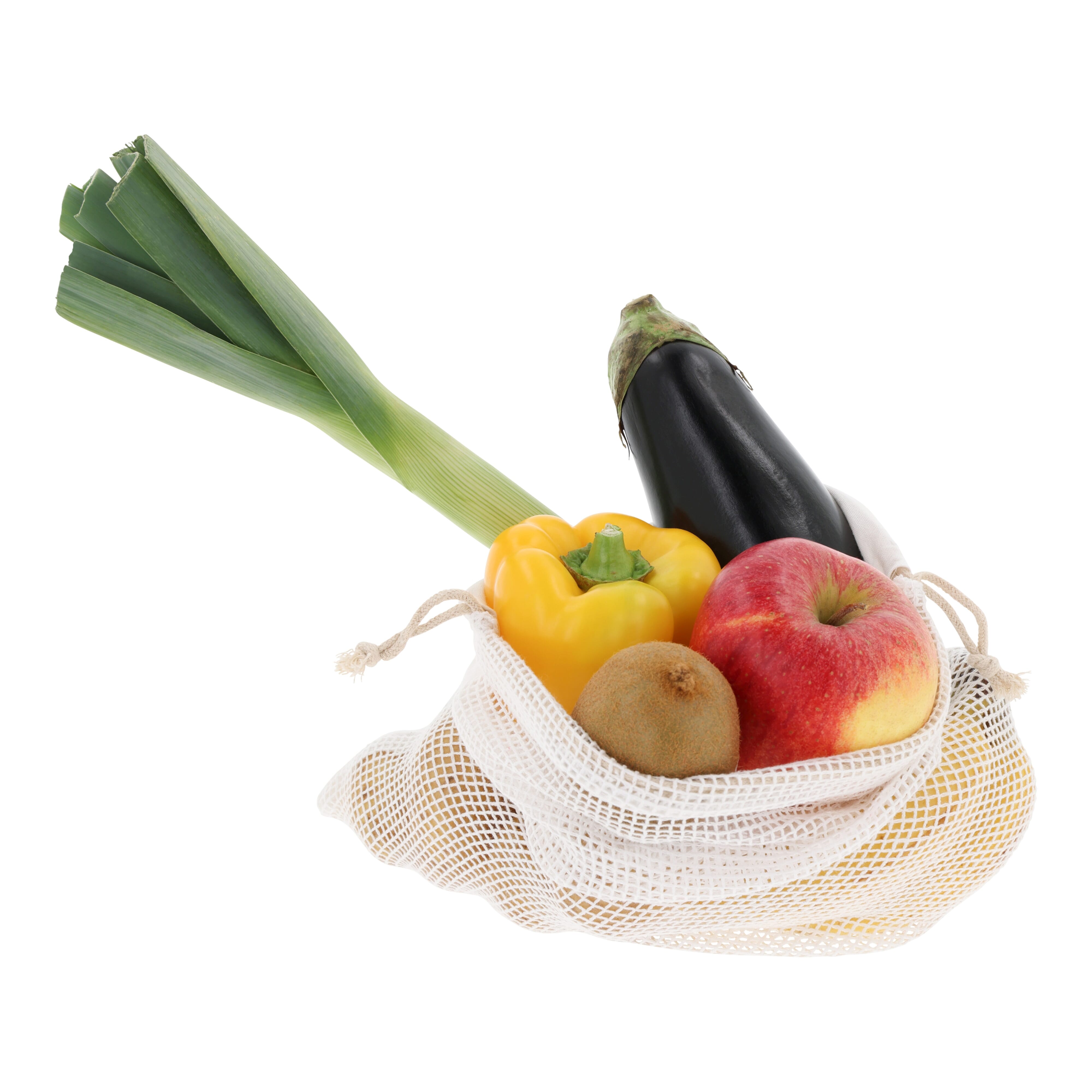 Wiederverwendbare Lebensmitteltasche OEKO-TEX® Baumwolle 30 x 40cm