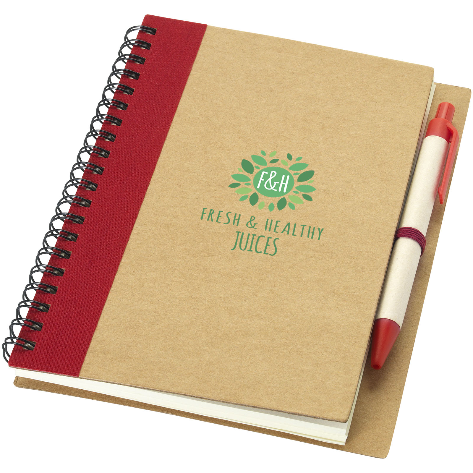 Priestly A6 Recycling Notizbuch mit Stift