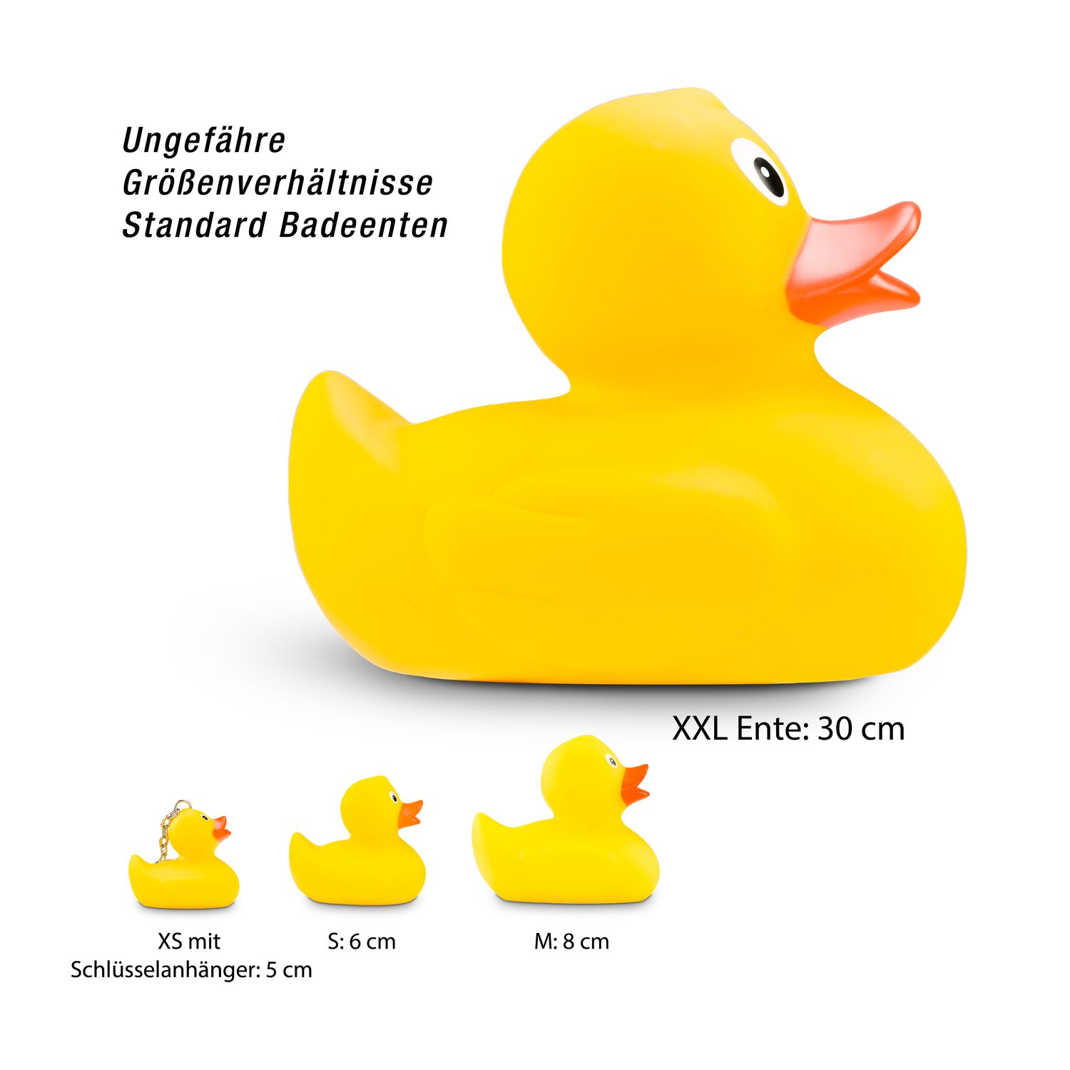 Werbeente Goldmarie Mini, ca. 6 cm