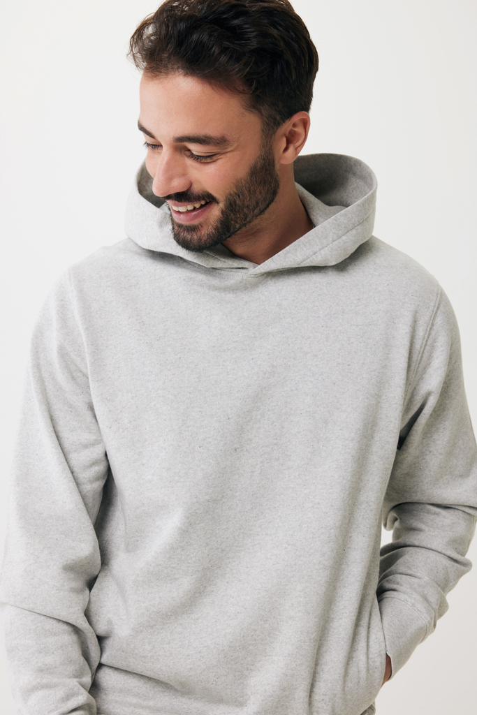 IQONIQ Yengo Hoodie mit Seitentaschen aus rec. Baumwolle