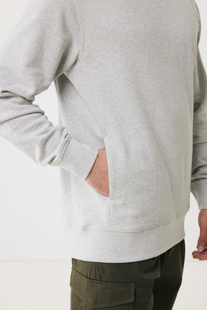 IQONIQ Yengo Hoodie mit Seitentaschen aus rec. Baumwolle