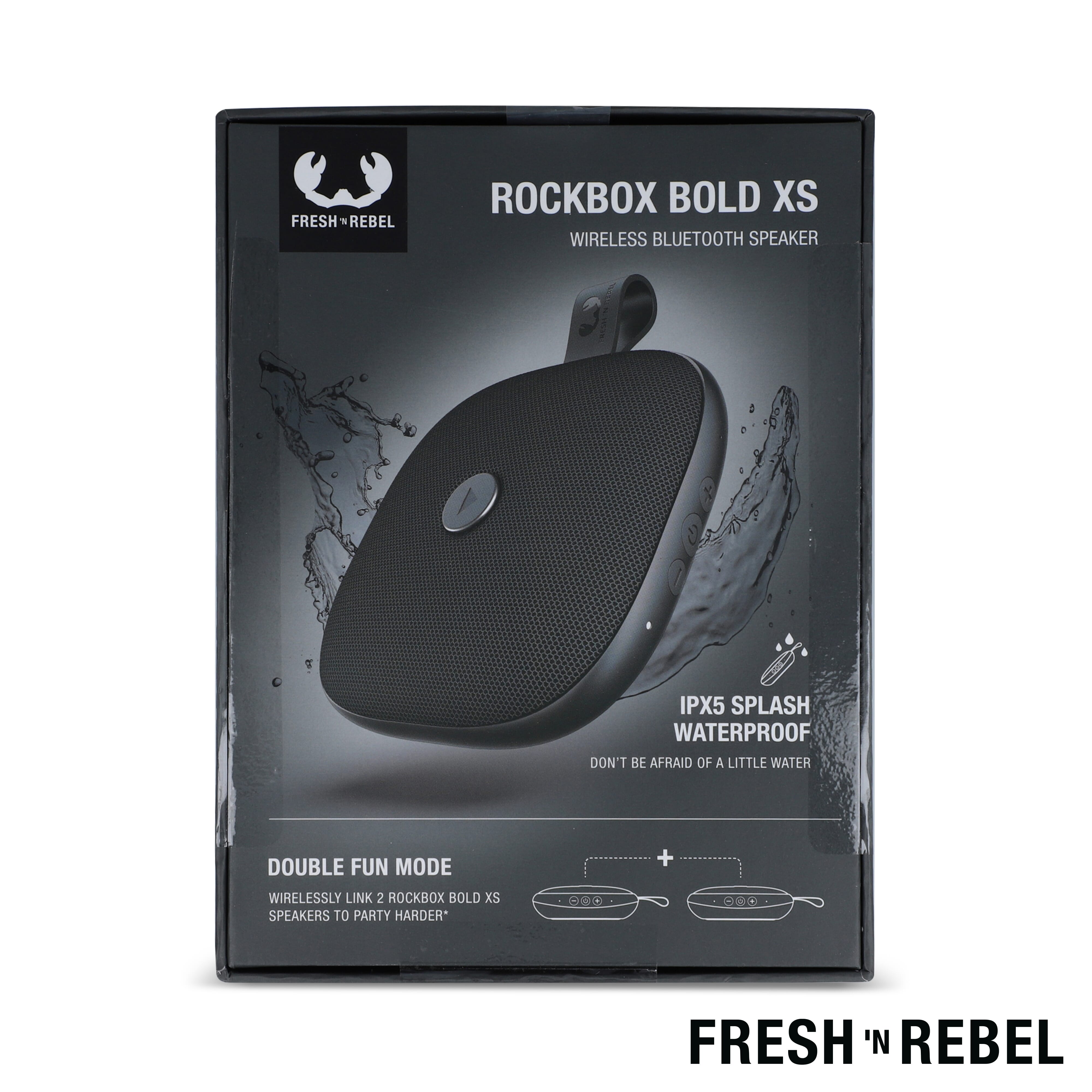 Fresh 'n Rebel Rockbox Bold Xs splashproof TWS speaker 4W
