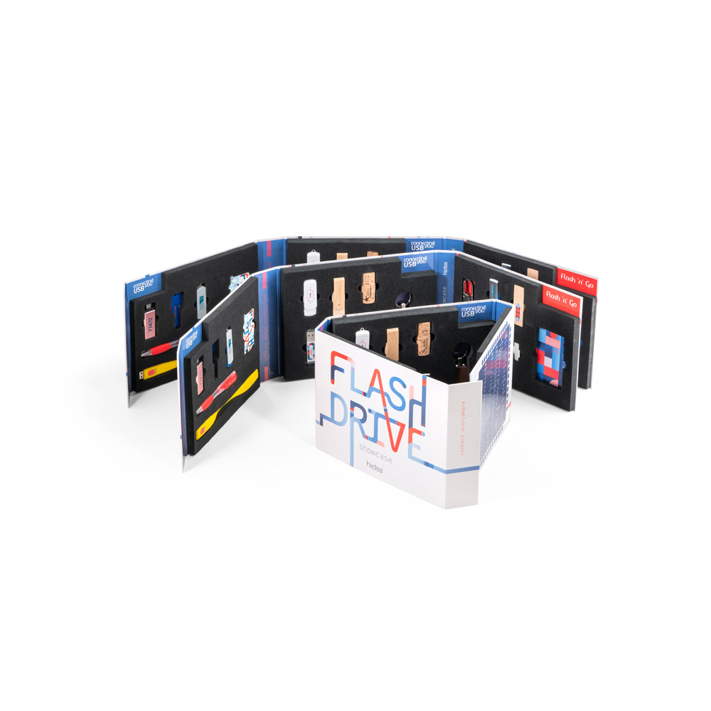 FLASH DRIVE SHOWCASE Muster-Set bedruckte USB-Sticks FLASH DRIVE SHOWCASE Muster-Set bedruckte USB-Sticks