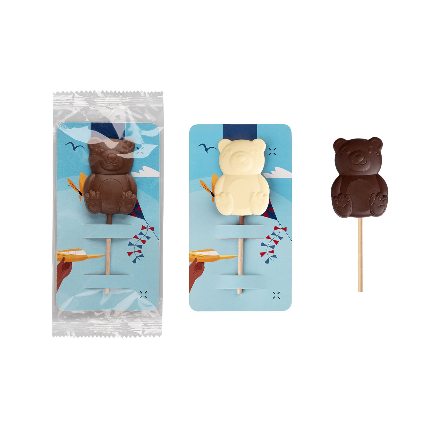 Schokoladenlutscher Teddybär 25 G