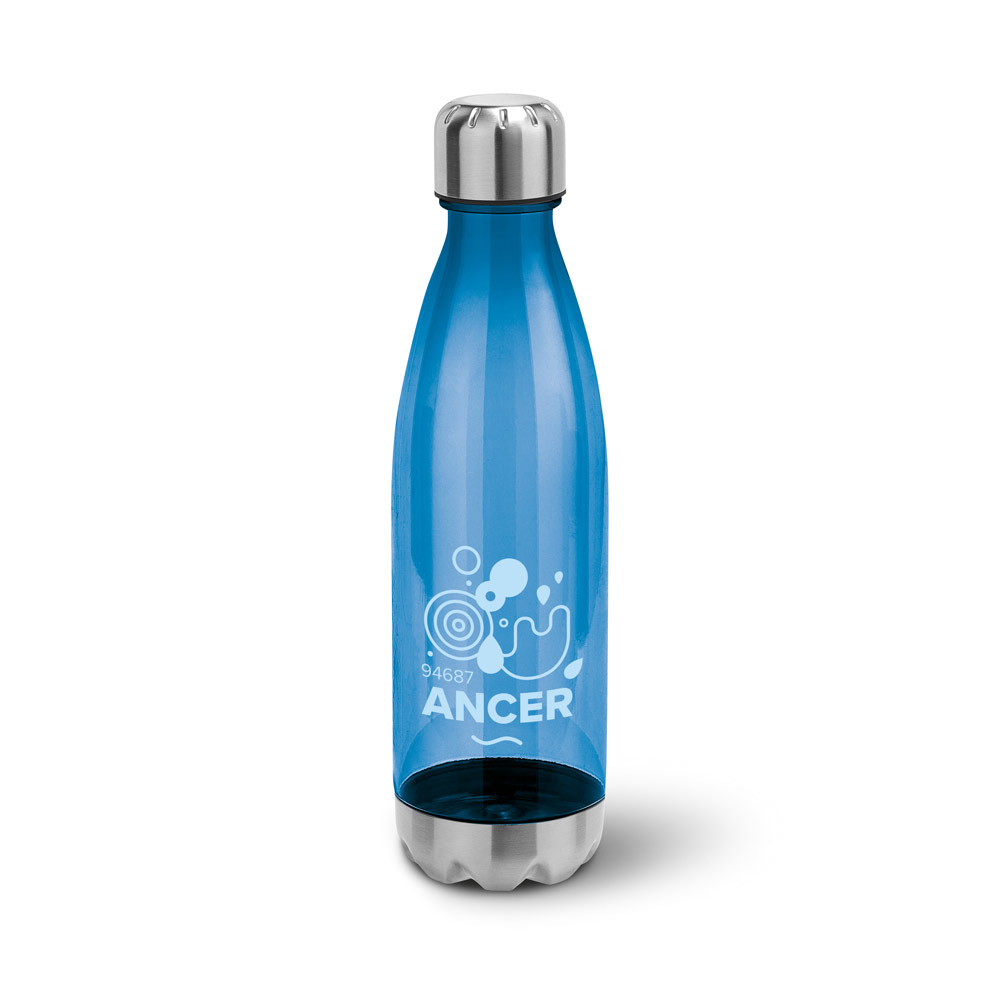 ANCER Sportflasche aus AS und Edelstahl 700 ml