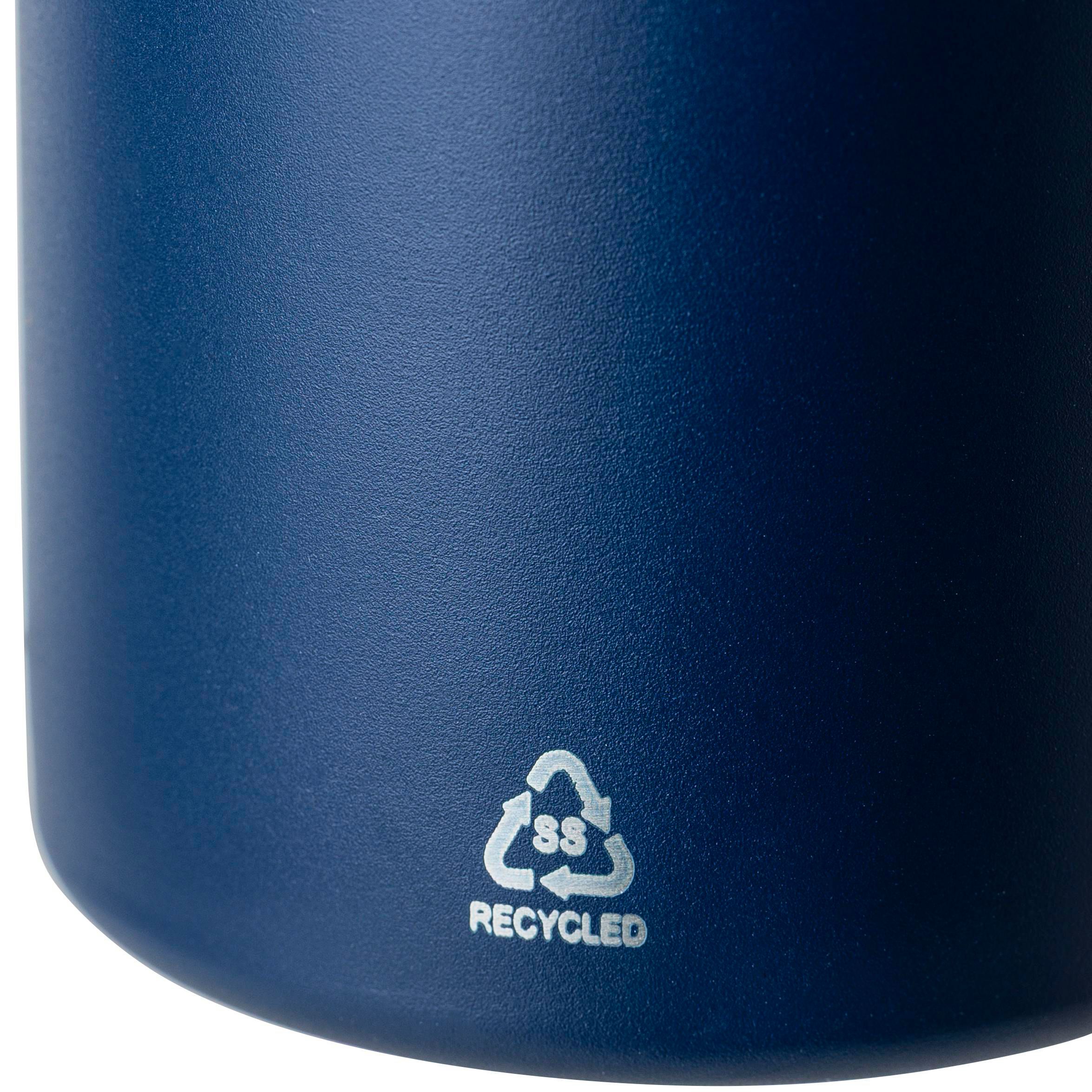 Recycelte doppelwandige Edelstahlflasche (600 ml) Mace