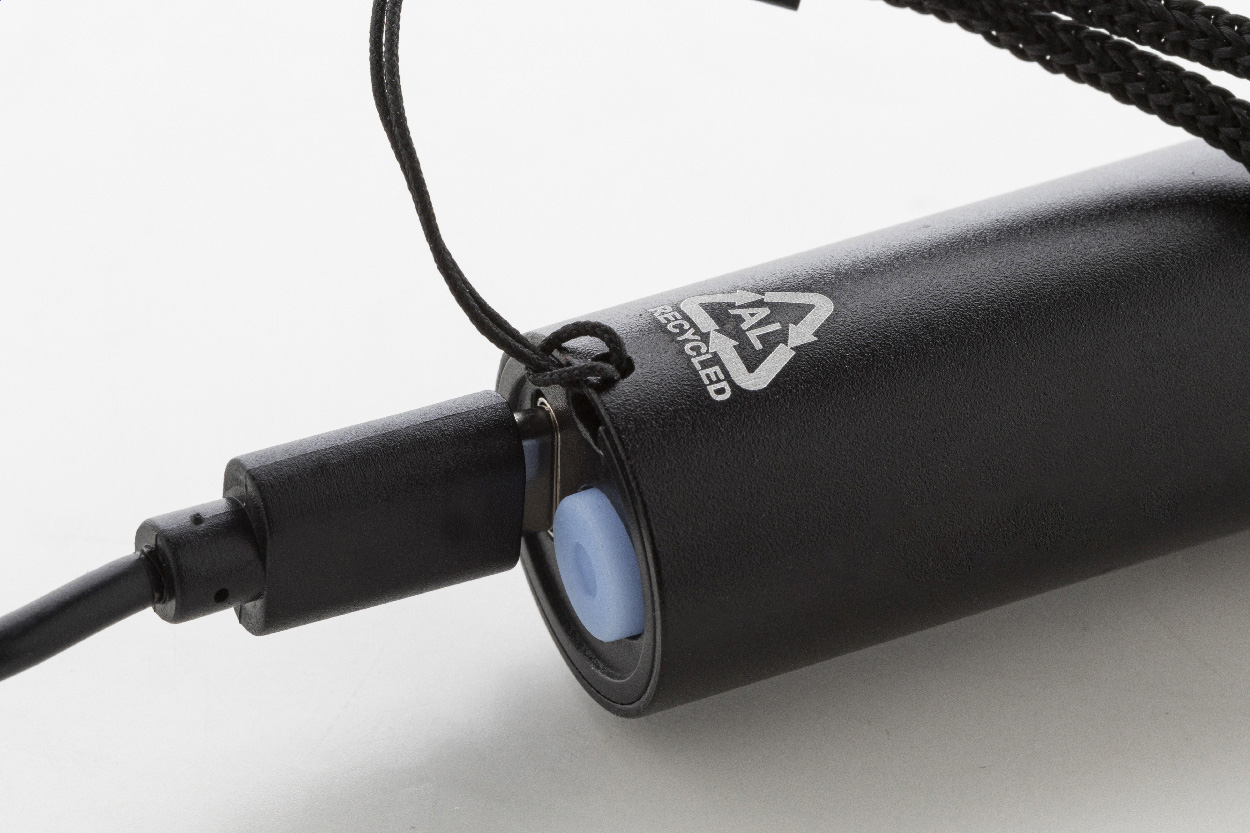 Wiederaufladbare Taschenlampe aus recyceltem Aluminium Chargelight Tone