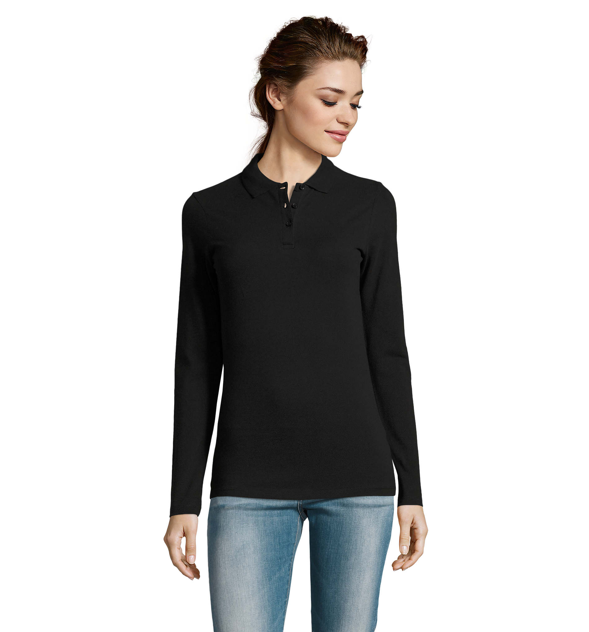 PERFECT DAMEN LSL POLO 180 PERFECT LSL WOMEN