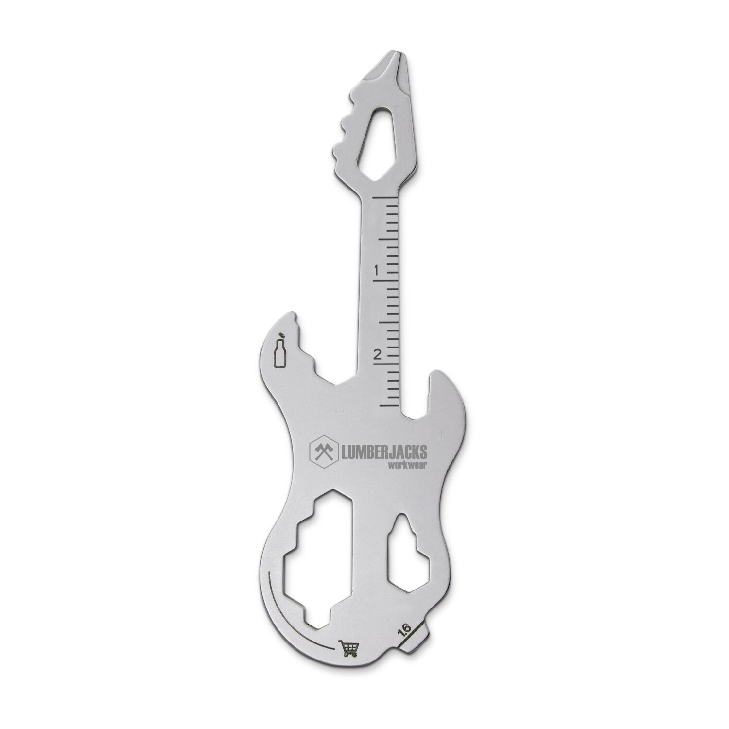 Geschenkartikel: ROMINOX® Key Tool Guitar / Gitarre (19 Funktionen) im Motiv-Mäppchen Frohe Weihnachten