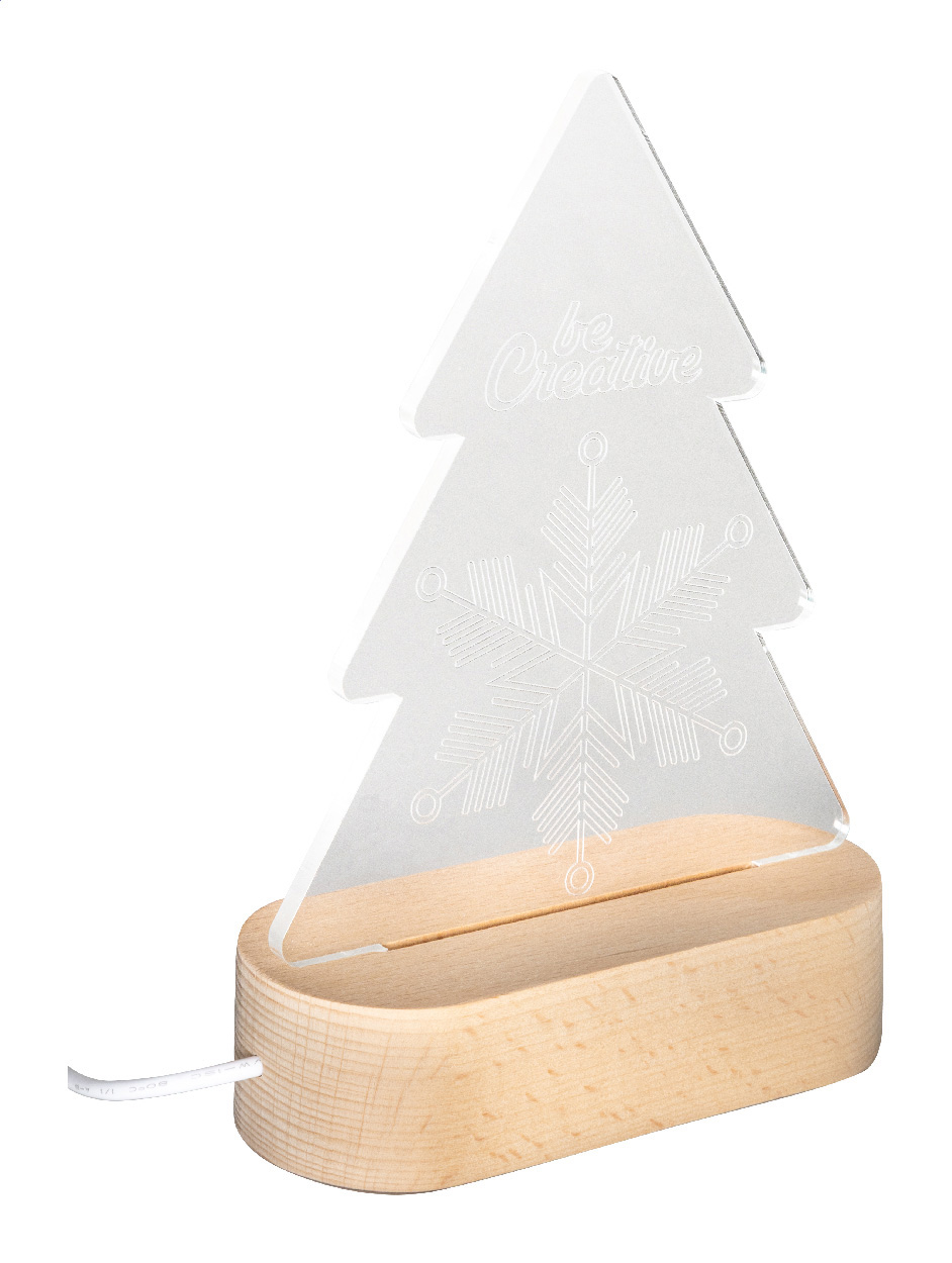 Weihnachtsbaum LED-Lichttrophäe Woodify Xmas