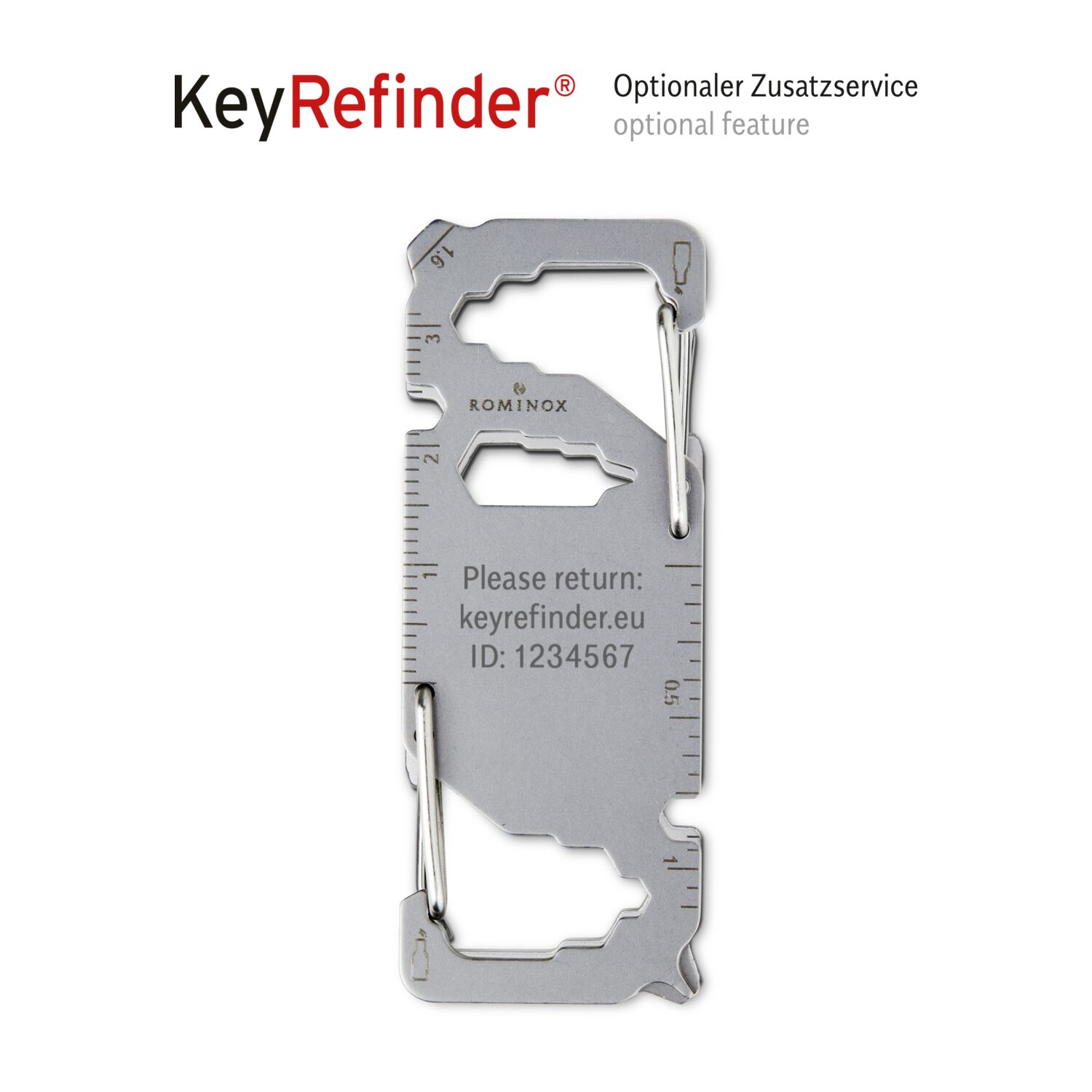ROMINOX® Key Tool // Link - 20 Funktionen (Karabiner)