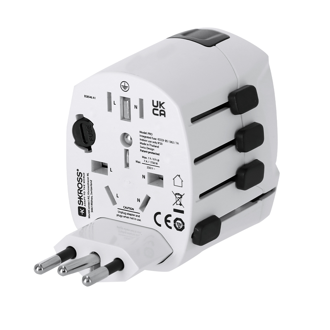 Universal Reise Adapter Skross PRO 3-POLE