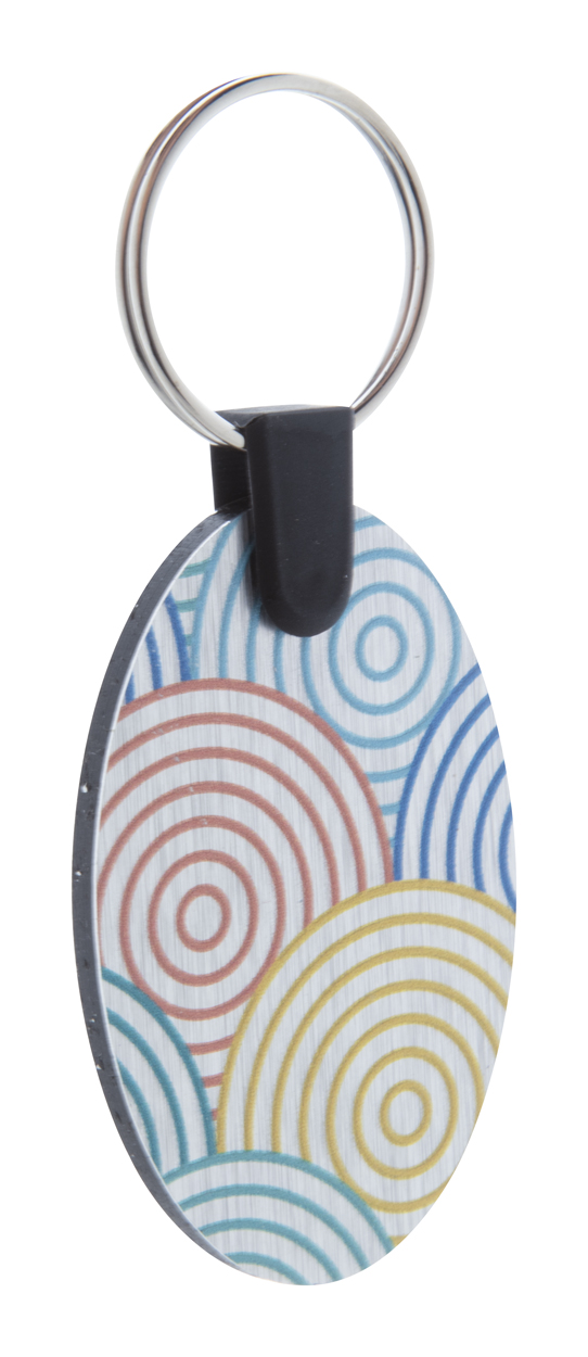 Schlüsselanhänger (oval) Aluudy B