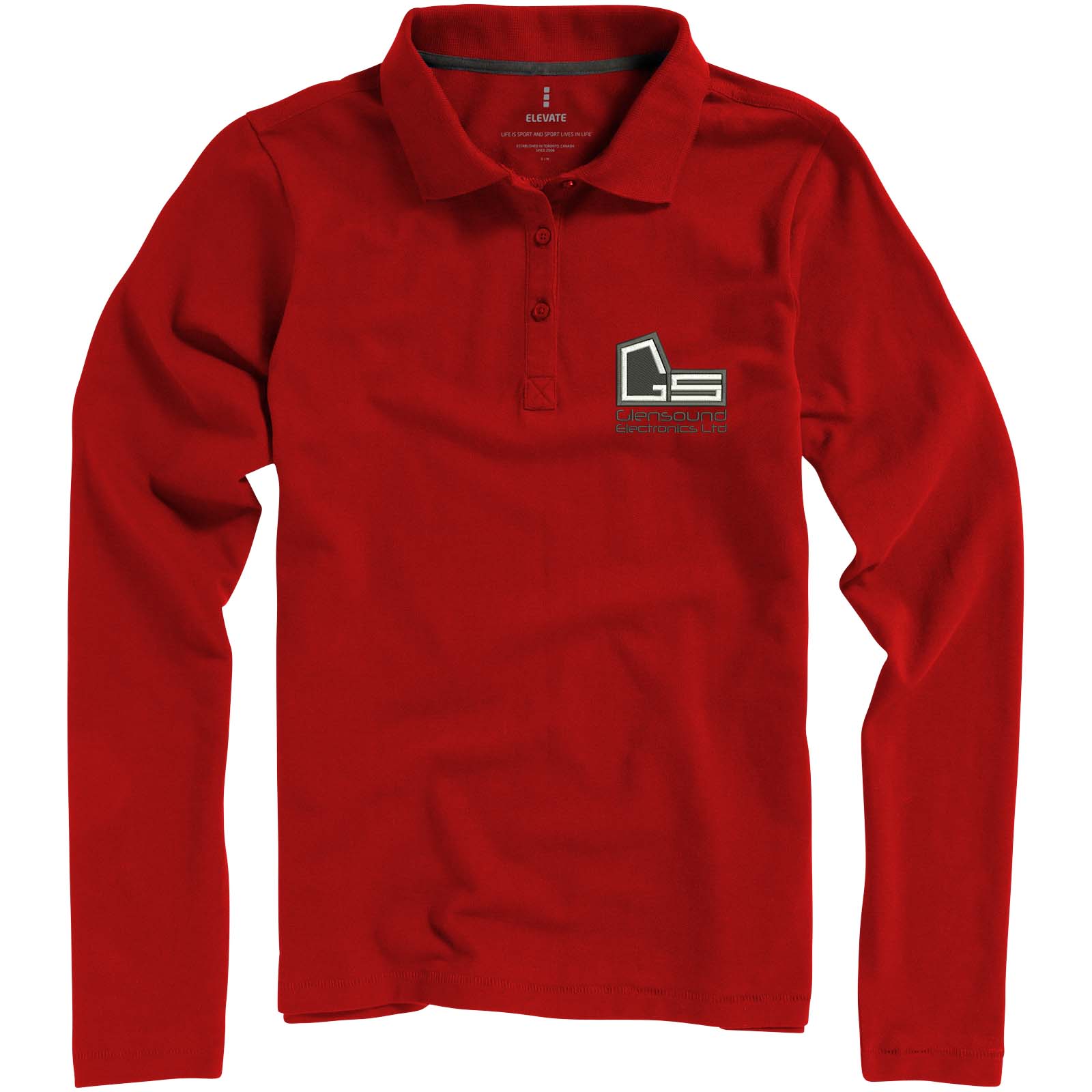 Calgary 180 g / m² Langarm Poloshirt für Damen