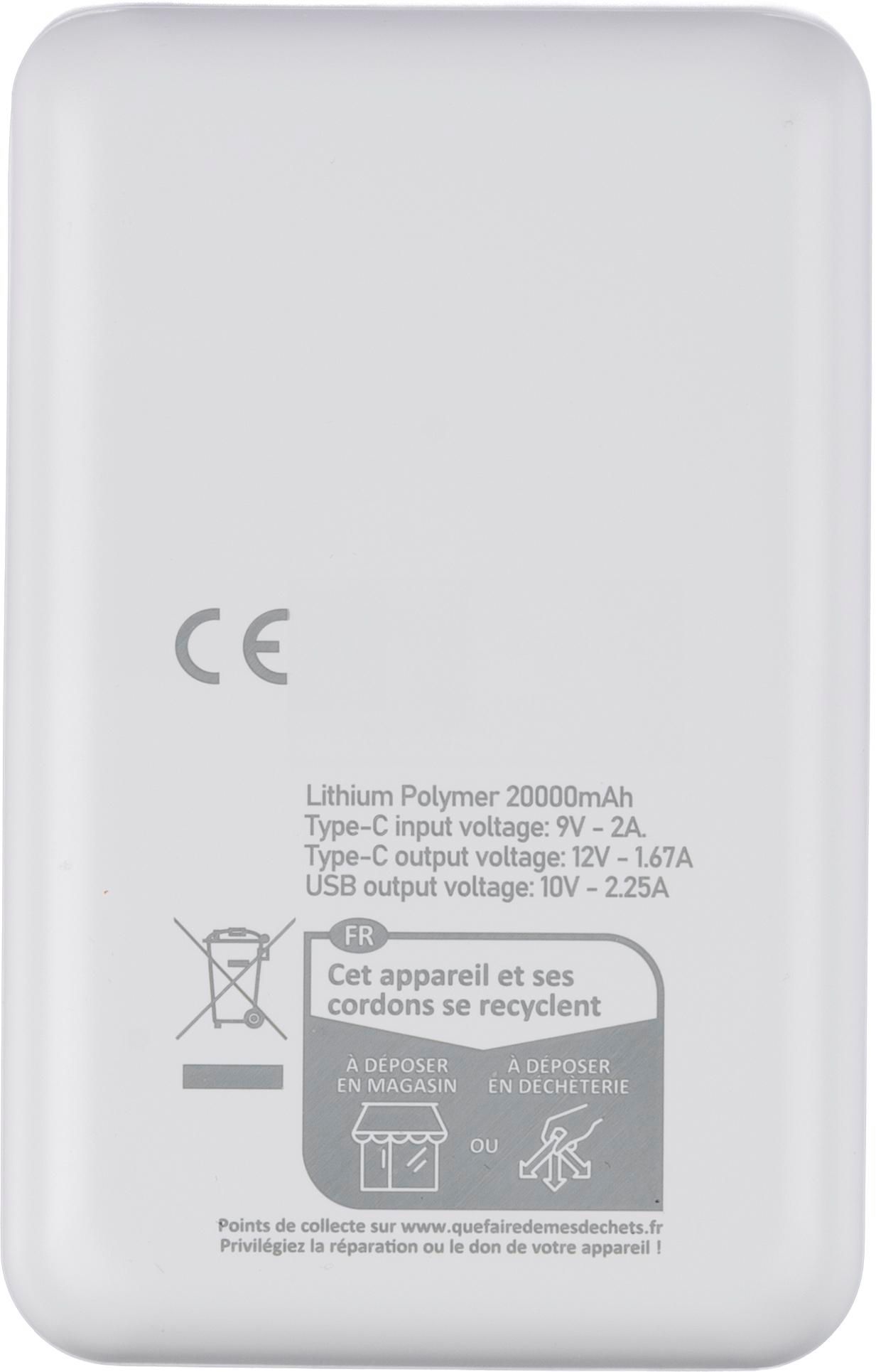 Powerbank Rayen | Recycelt | 20.000 mAh