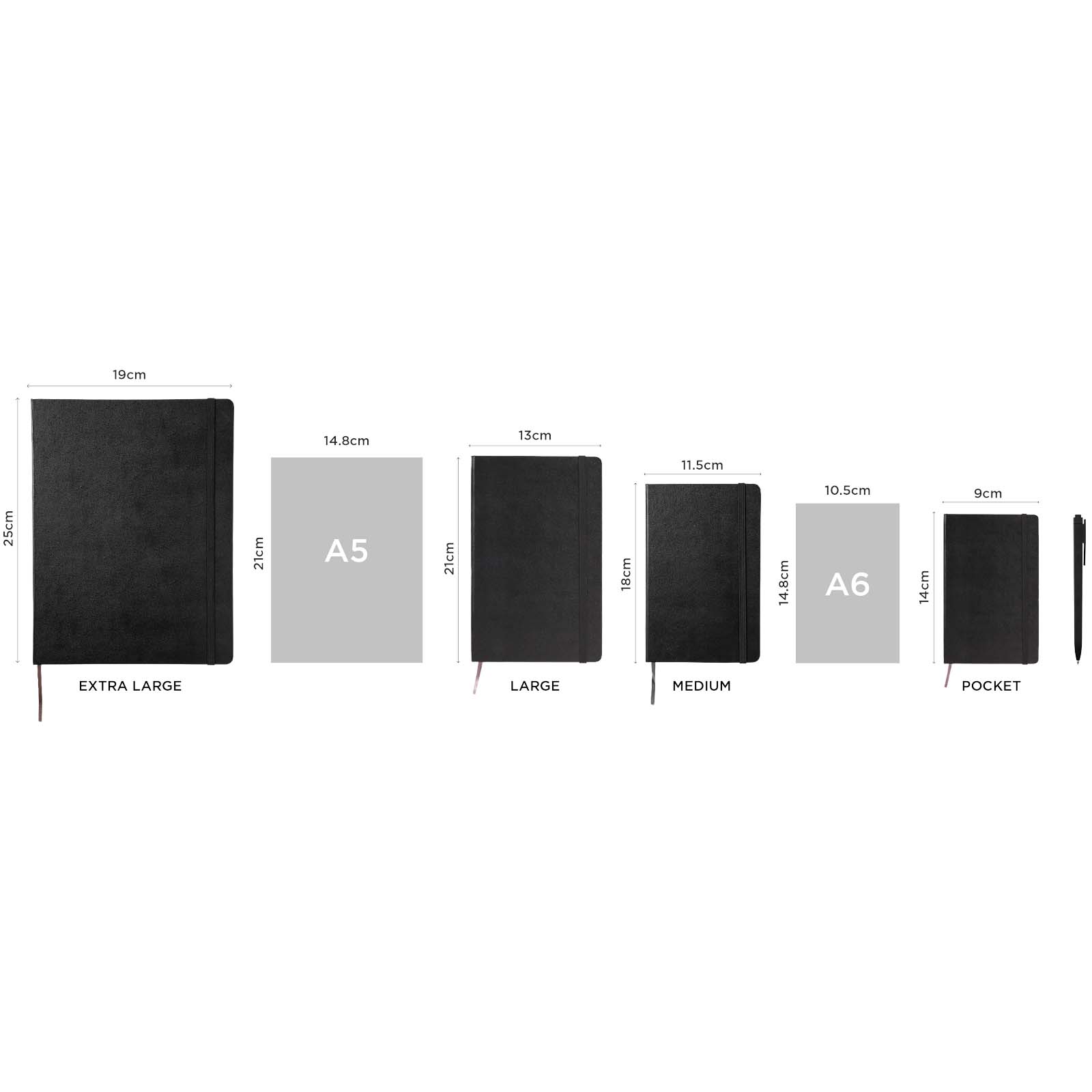 Moleskine Notizbuch und Stift Set
