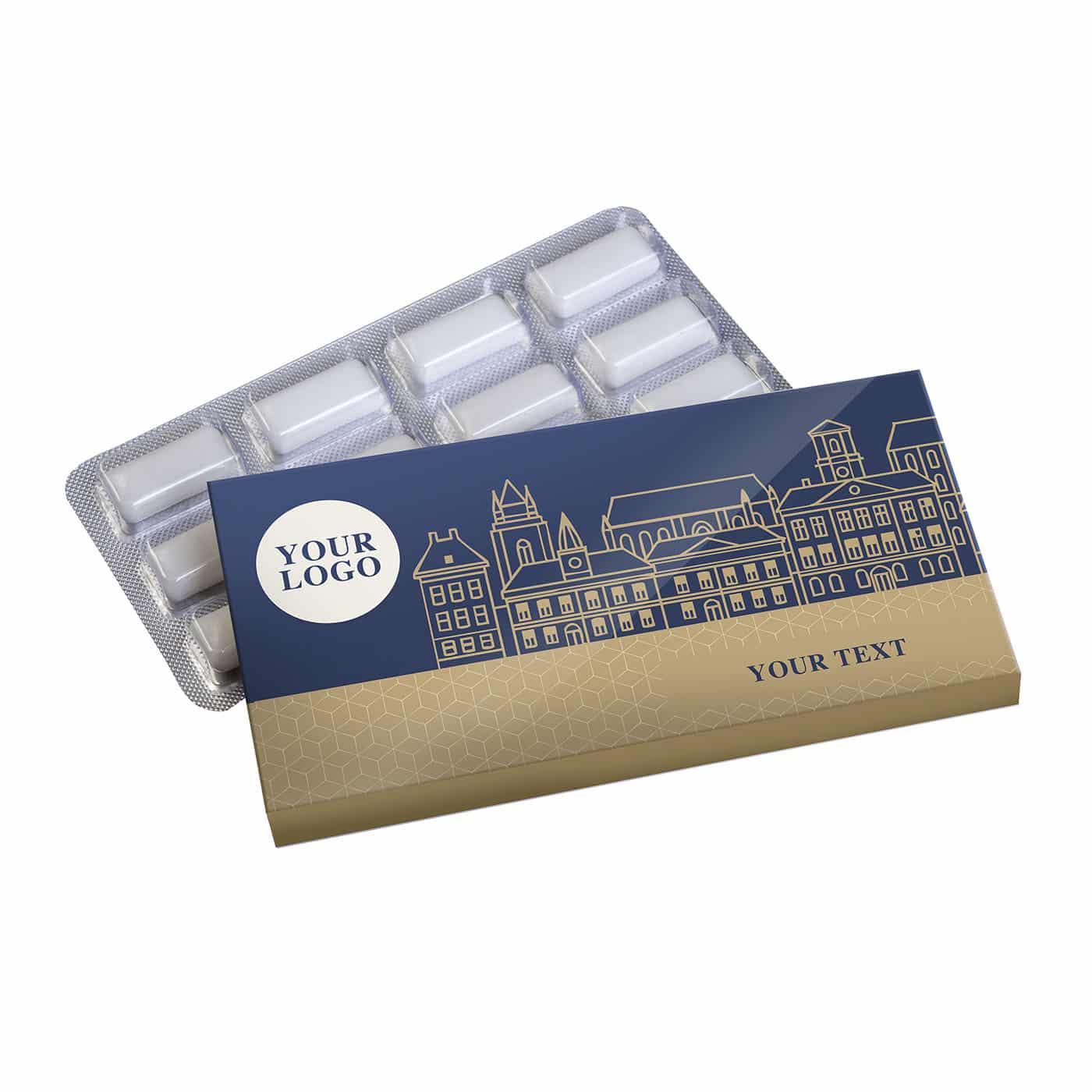 Kaugummi in Blisterverpackung 12 Stück