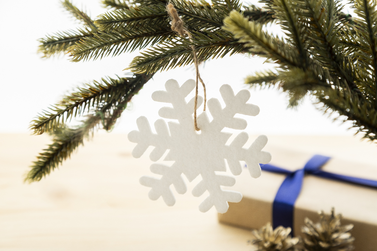 RPET Weihnachtsbaumschmuck, Schneeflocke Joulox