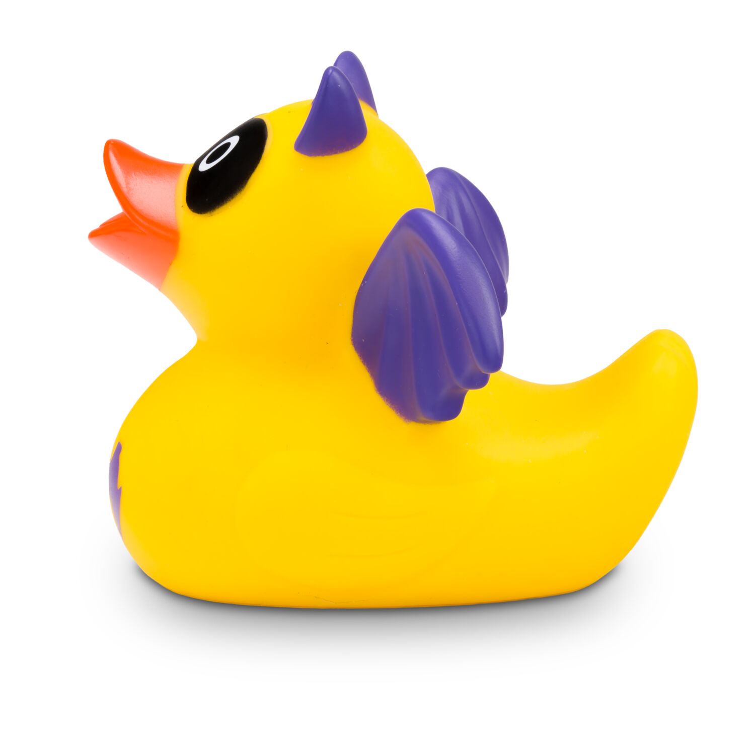 Werbeente Batduck Superheld gelb-lila