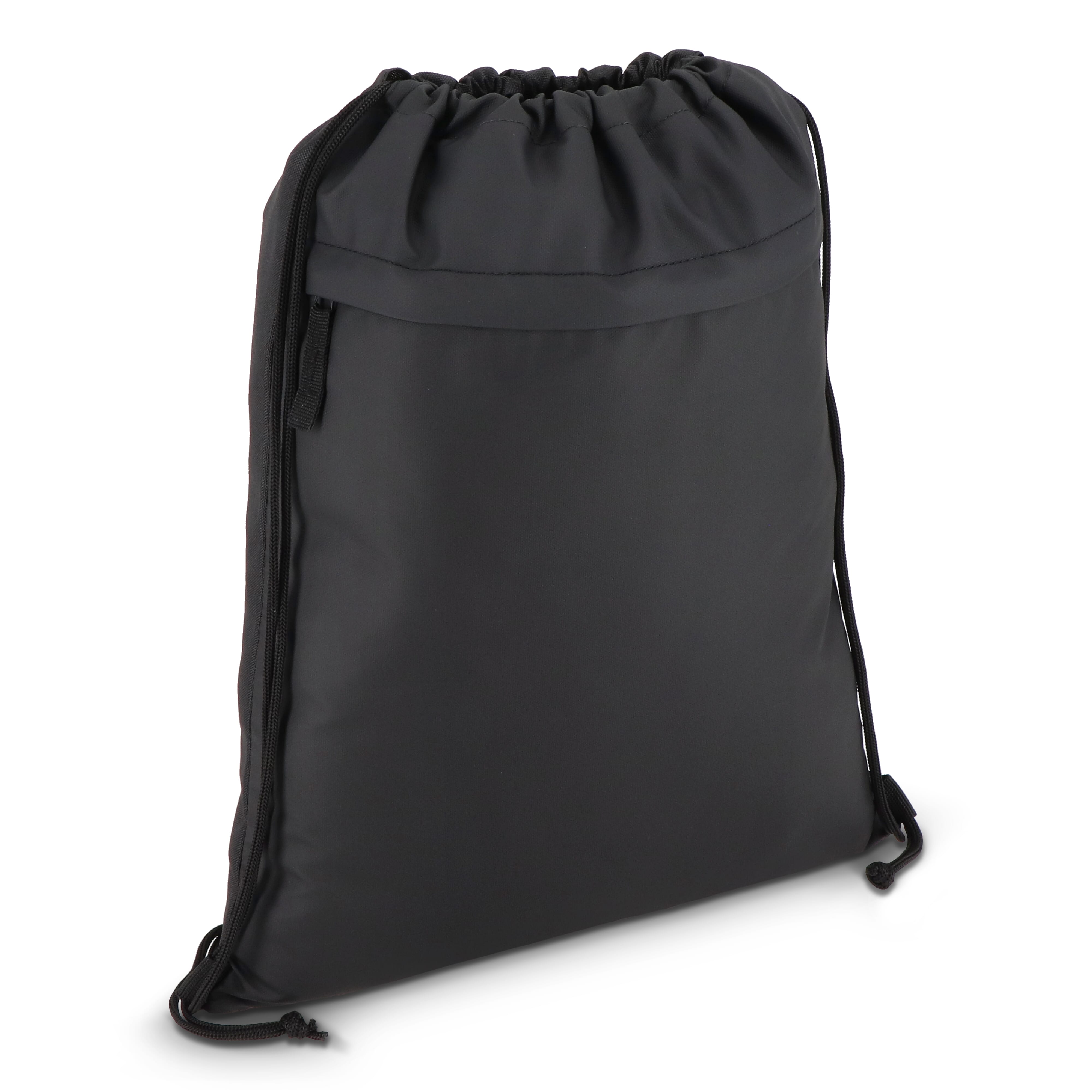 PU-beschichtete R-PET 600D Kordeltasche 33 x 42 cm