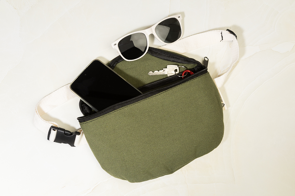 Gürteltasche aus recyceltem Canvas Rekan Hip