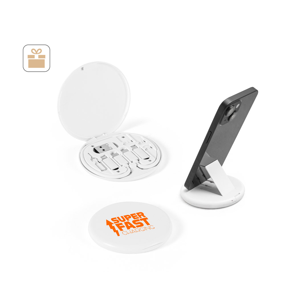 SYSTROM Superschnelles Ladekabel und Adapter-Set aus Recyceltes ABS (100% rABS)