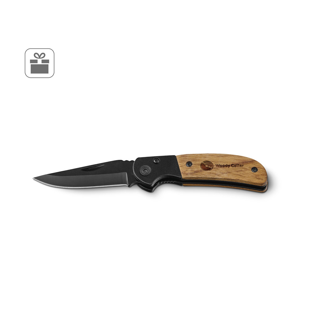 SPLIT Taschenmesser aus Edelstahl und Holz