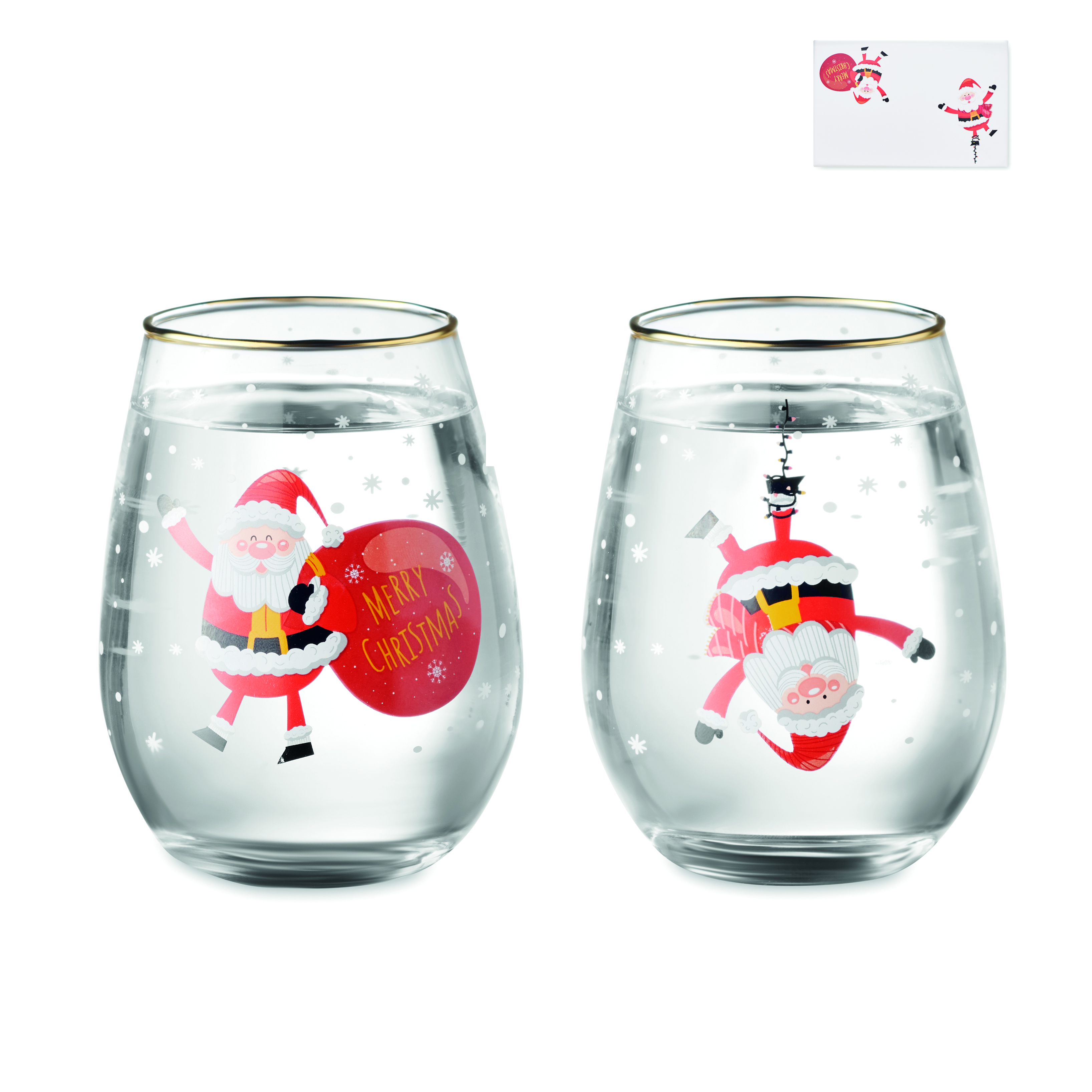 Set mit 2 Gläsern NOEL