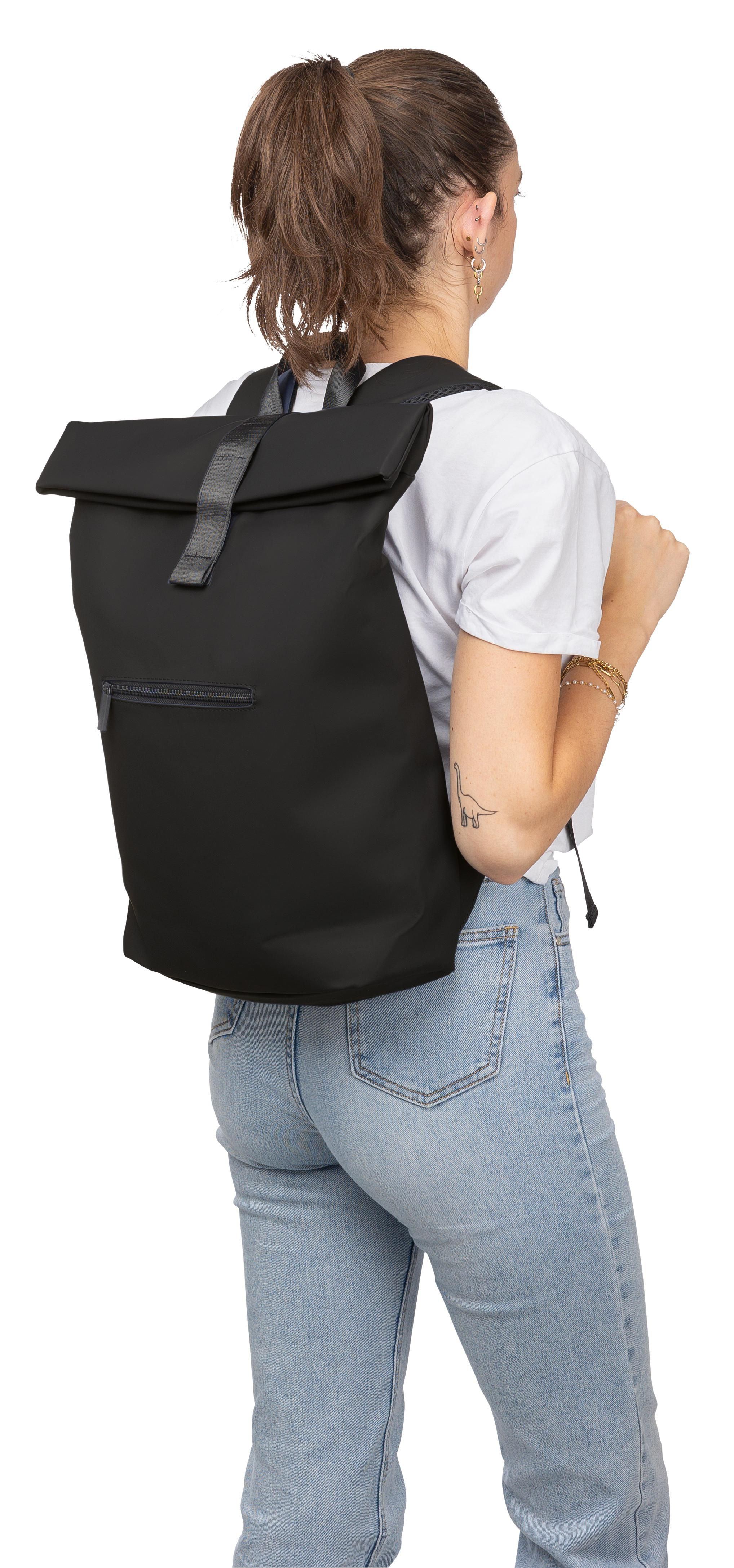 Rucksack Naiya | Recycelt | Rolltop | Laptop 16" | 19 l