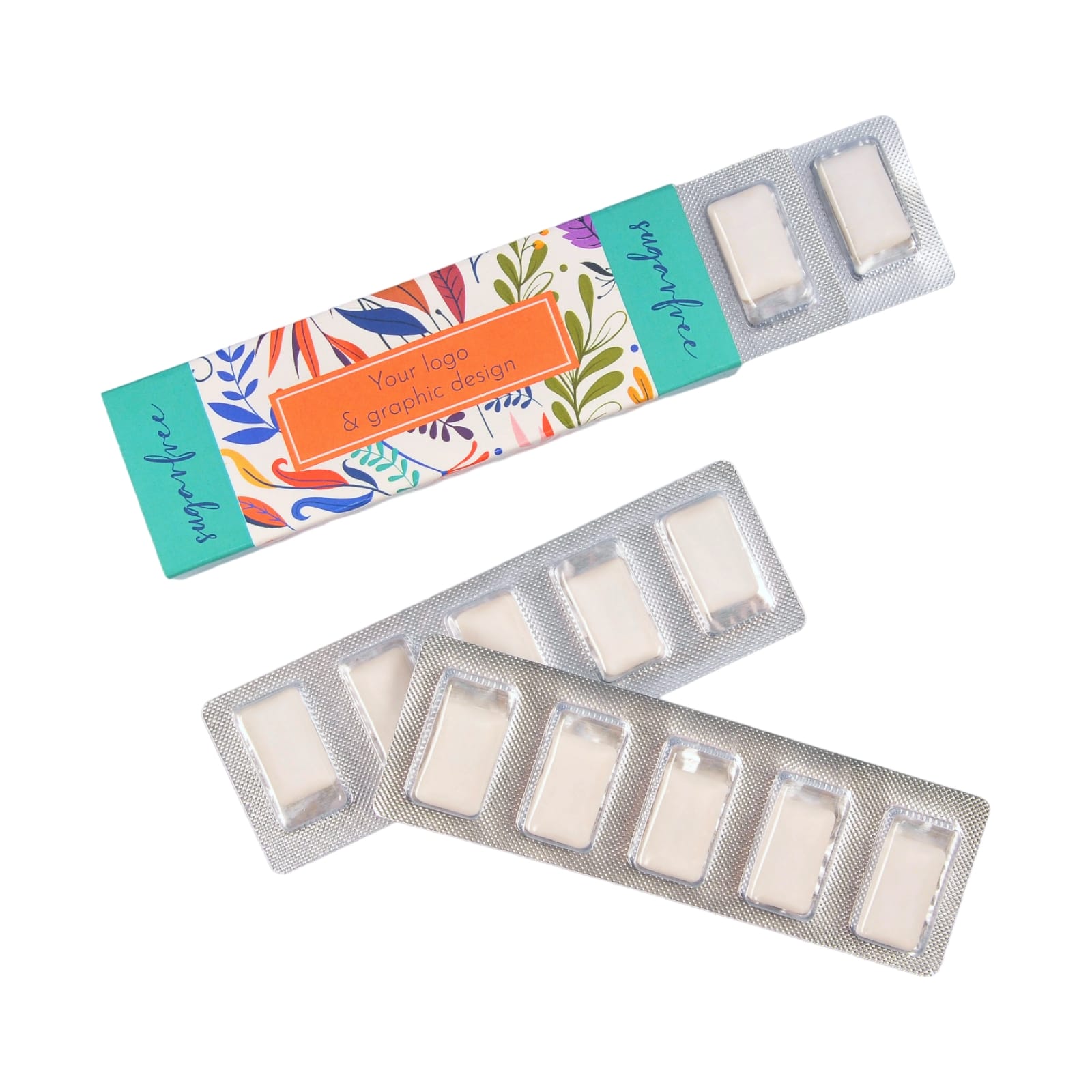 Kaugummi in Blisterverpackung 10 Stück