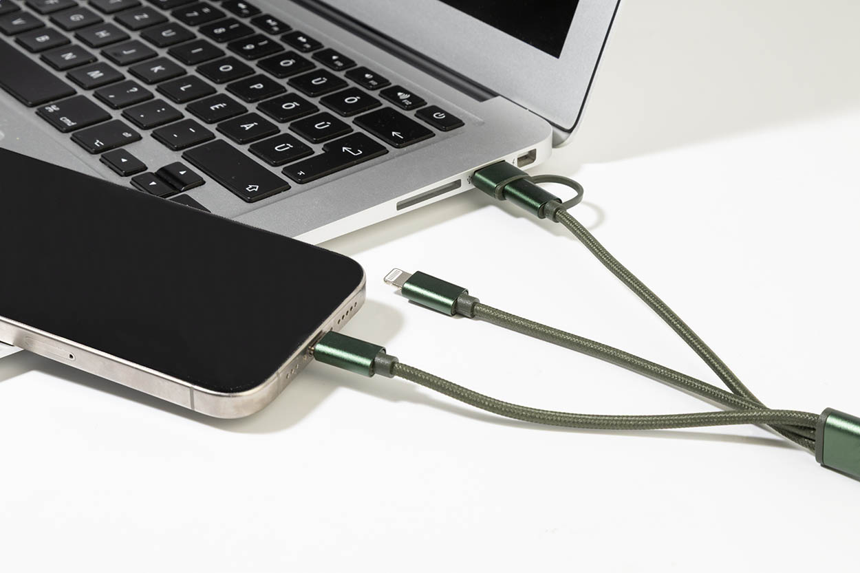 USB-Ladekabel mit Schlüsselanhänger Rafob