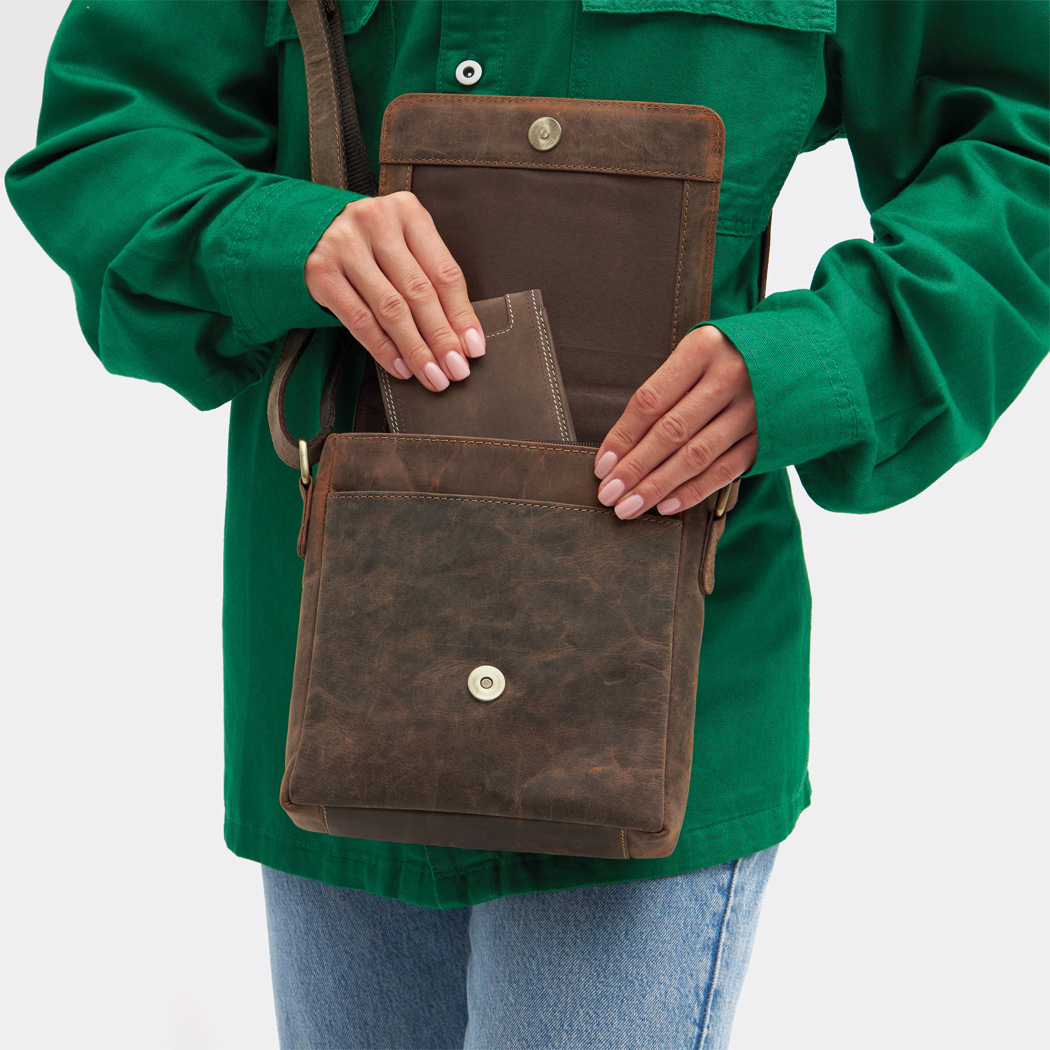 Echtleder-Tasche WILDERNESS
