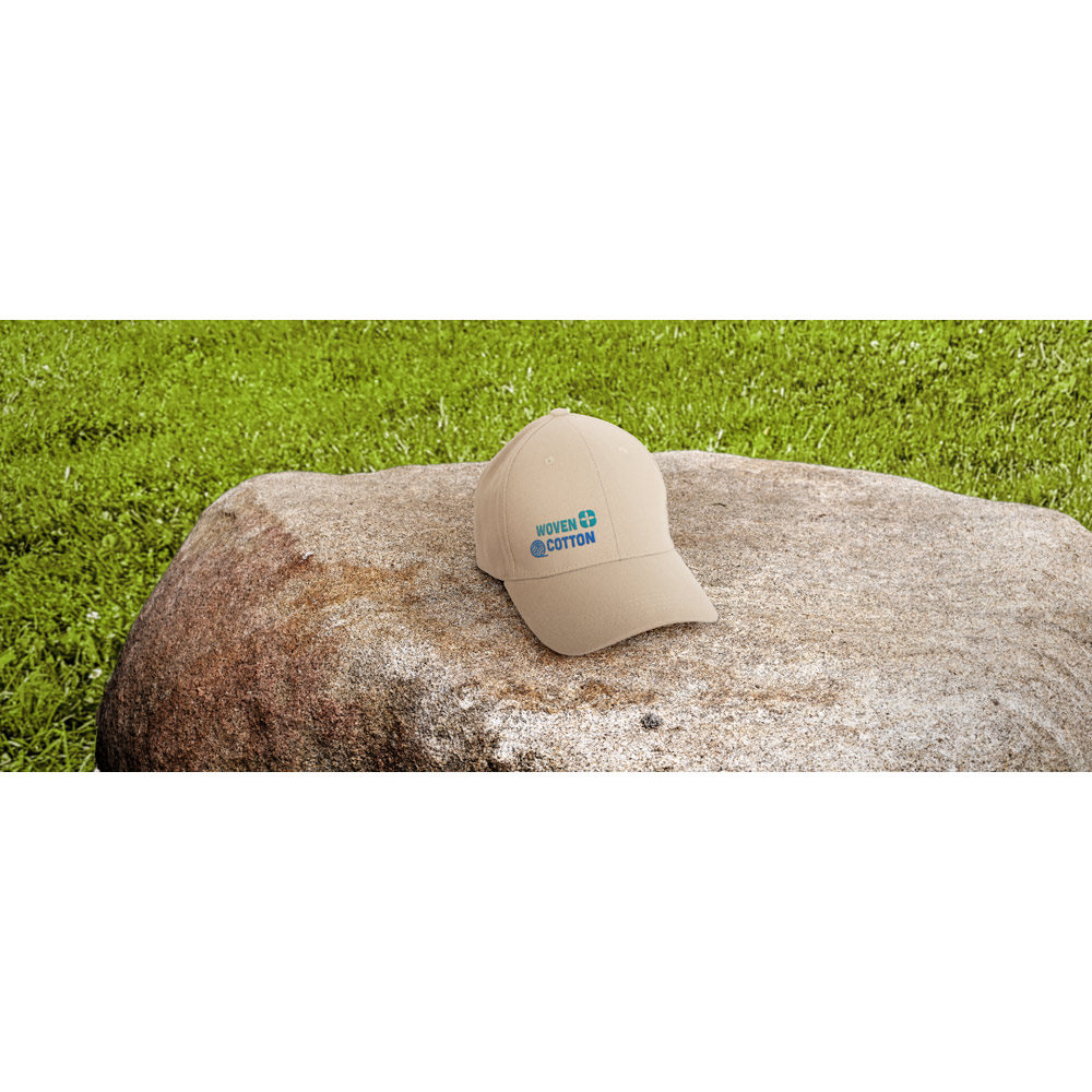 NATHAN Kappe aus 100 % Baumwolle (260 g / m²) mit 6 Paneelen