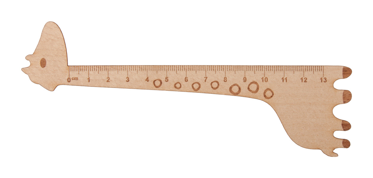 Lineal aus Holz Looney