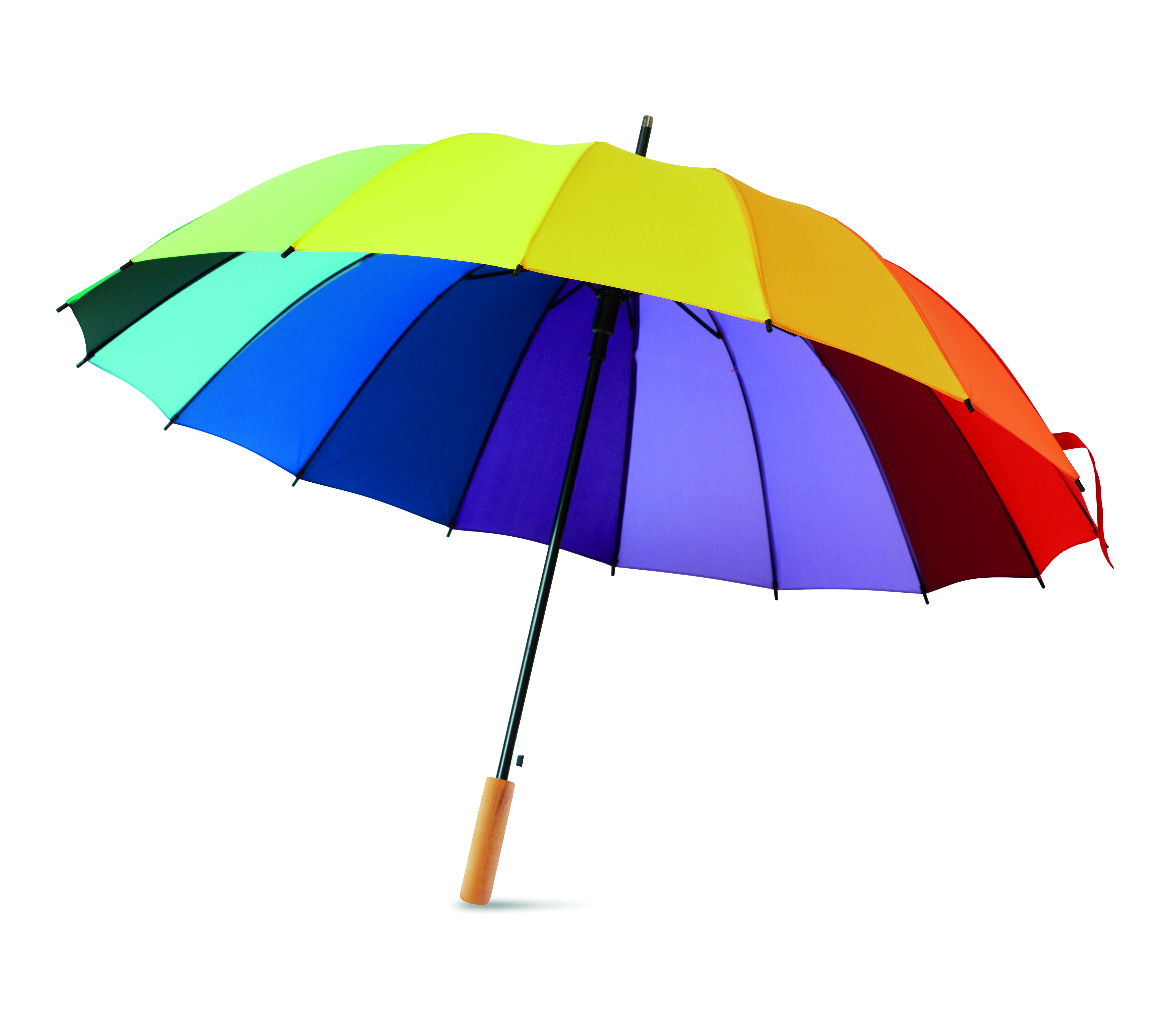 Regenschirm regenbogenfarbig BOWBRELLA