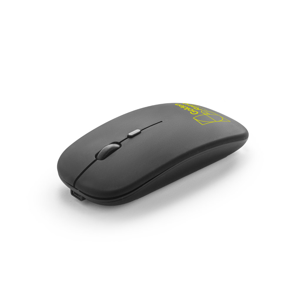KHAN Wireless Maus mit 500mAh Akku aus recyceltes ABS (100% rABS)