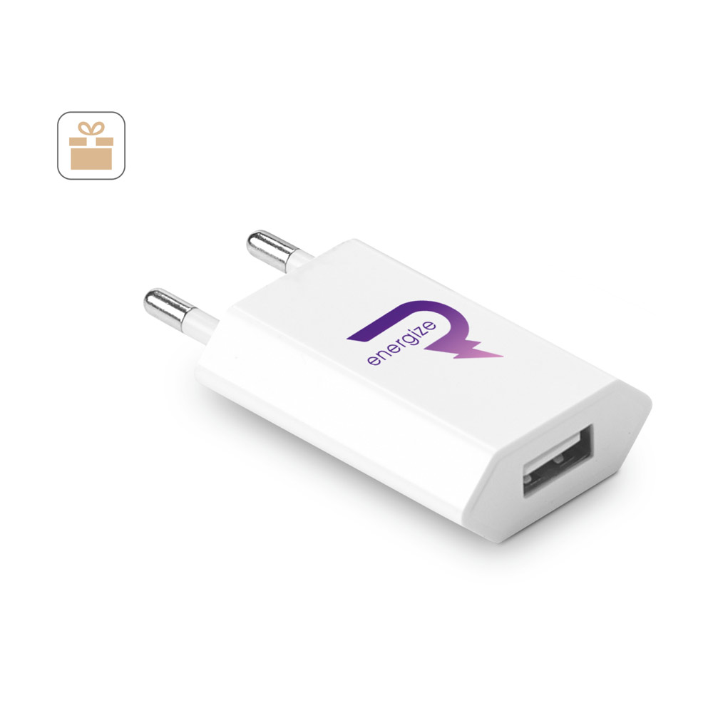 WOESE Netzadapter USB-A 5W aus recyceltes ABS (100% rABS)