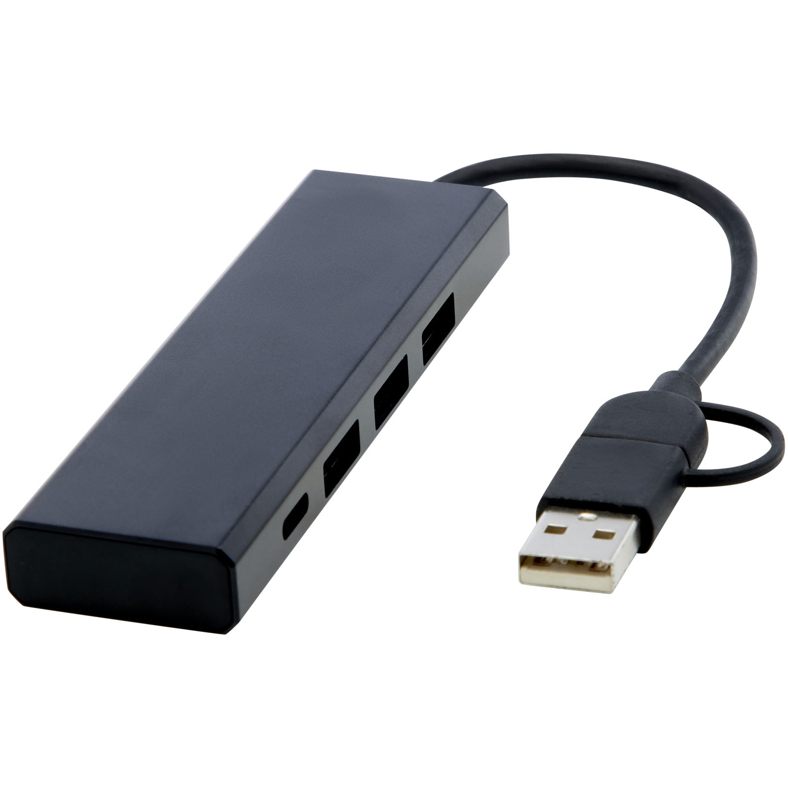 Rise USB 2.0 Hub aus recyceltem RCS Aluminium Rise USB 2.0 Hub aus recyceltem RCS Aluminium