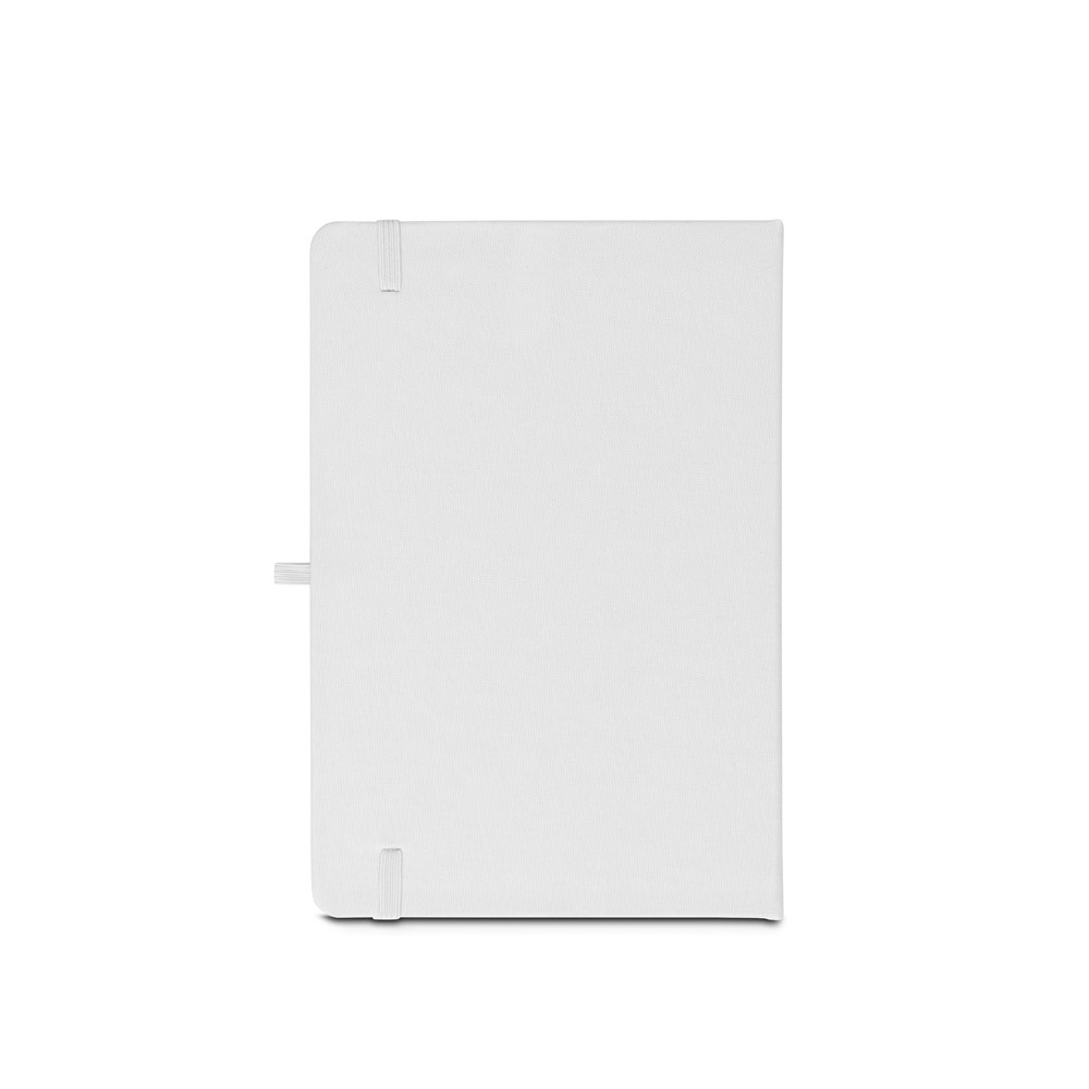 ANNE SUB A5 Notizbuch aus recyceltem 300D-Polyester (100% rPET), ideal für die Sublimationspersonalisierung