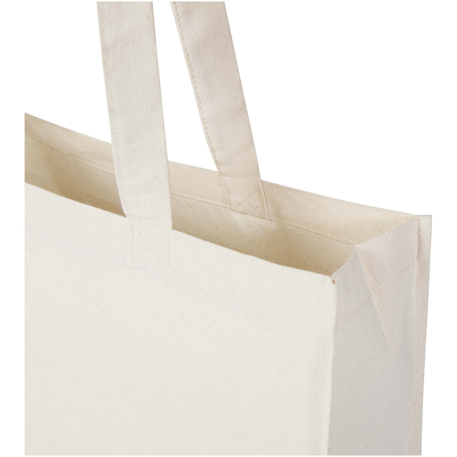 Odisha 180 g / m² OCS Bio Tragetasche mit Seitenfalten 14L