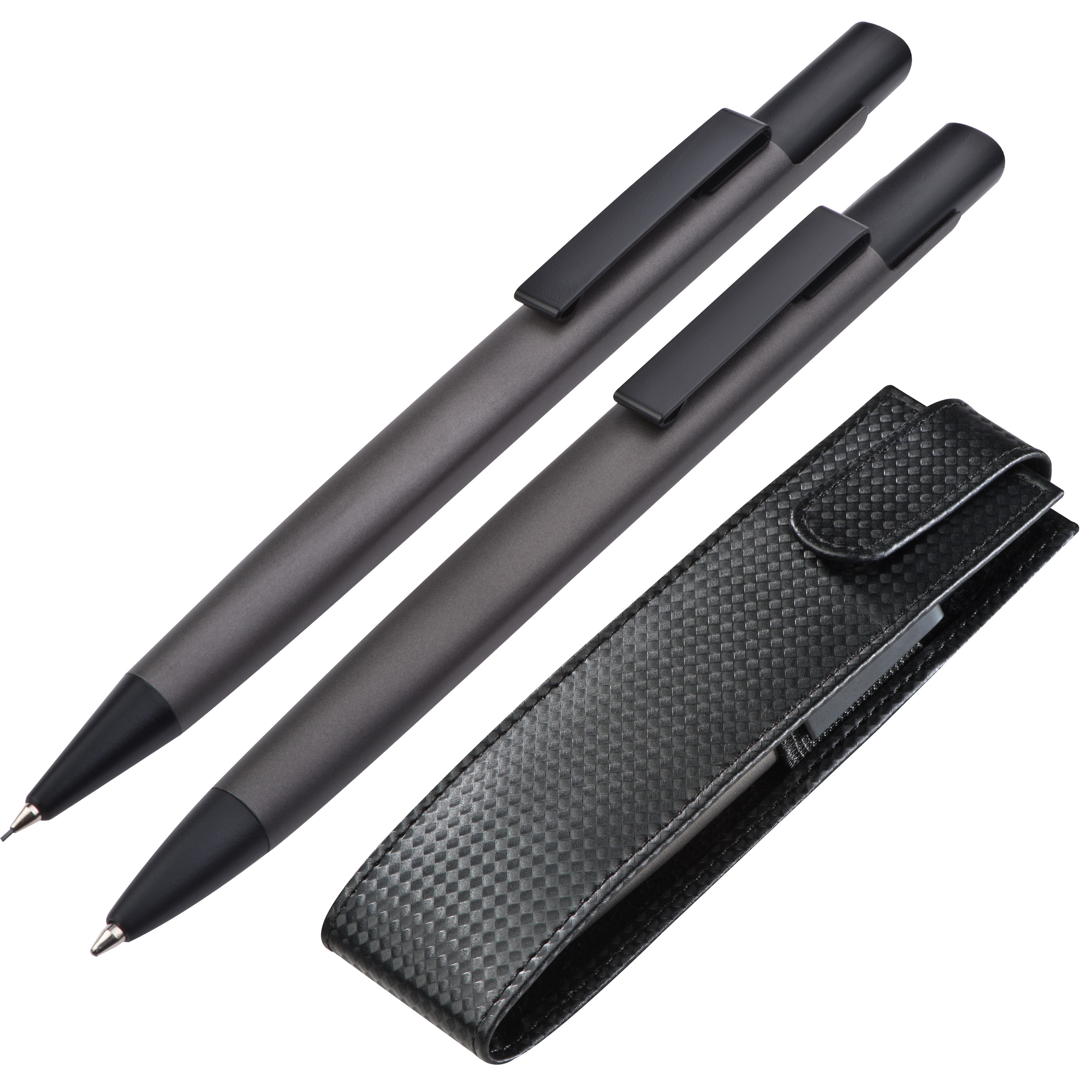Set aus Kugelschreiber und Bleistift in Etui Set aus Kugelschreiber und Bleistift in Etui