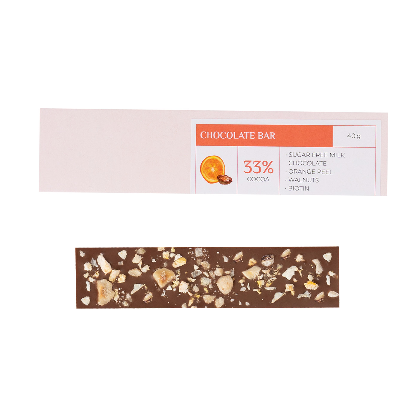 Beauty Sugarfree Schokolade Riegel 40 G