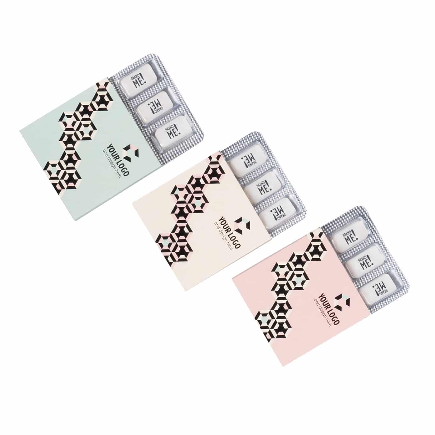 Brand Me! Mints Kaugummi in Blisterverpackung 6 Stk