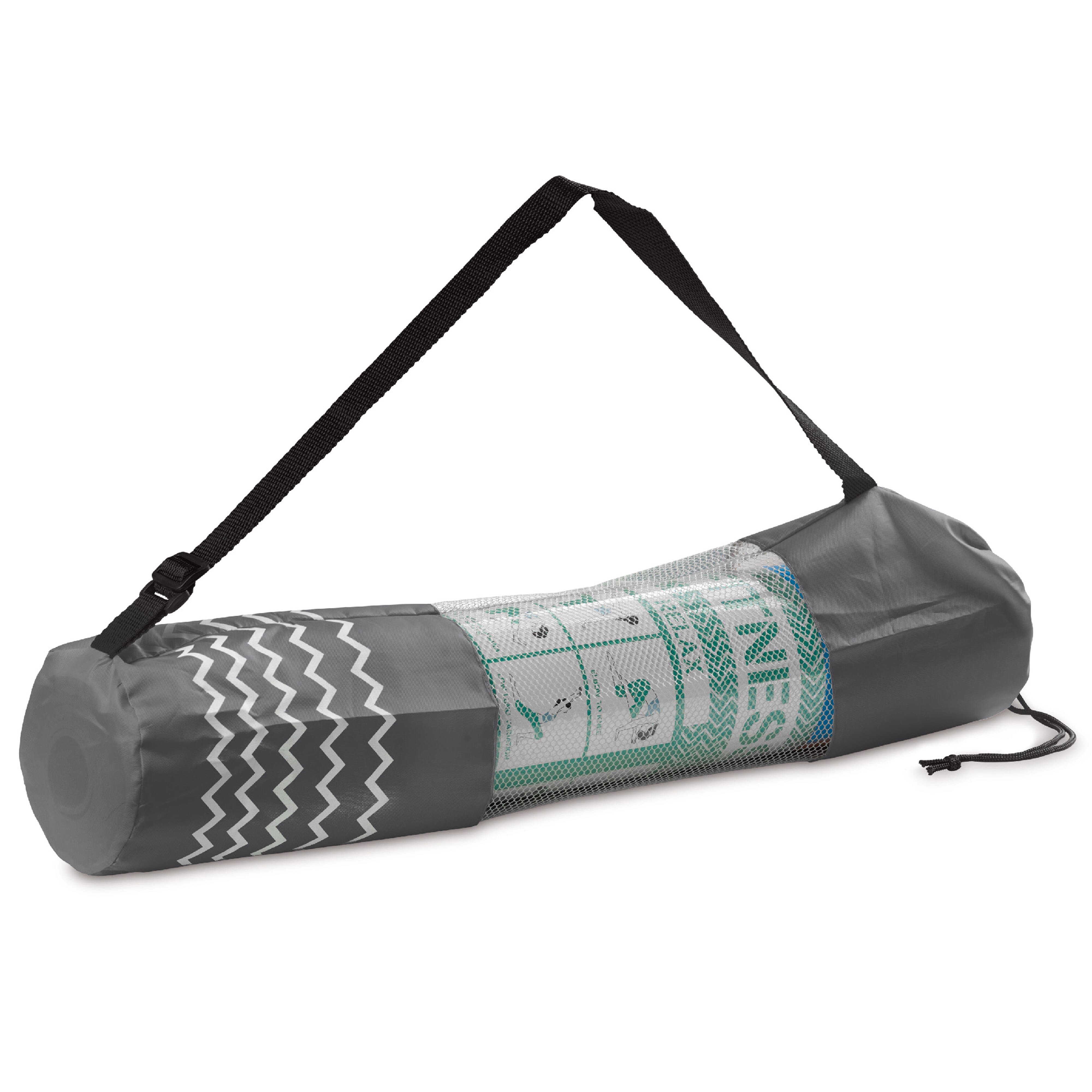 Fitness-Yogamatte mit Trageriemen