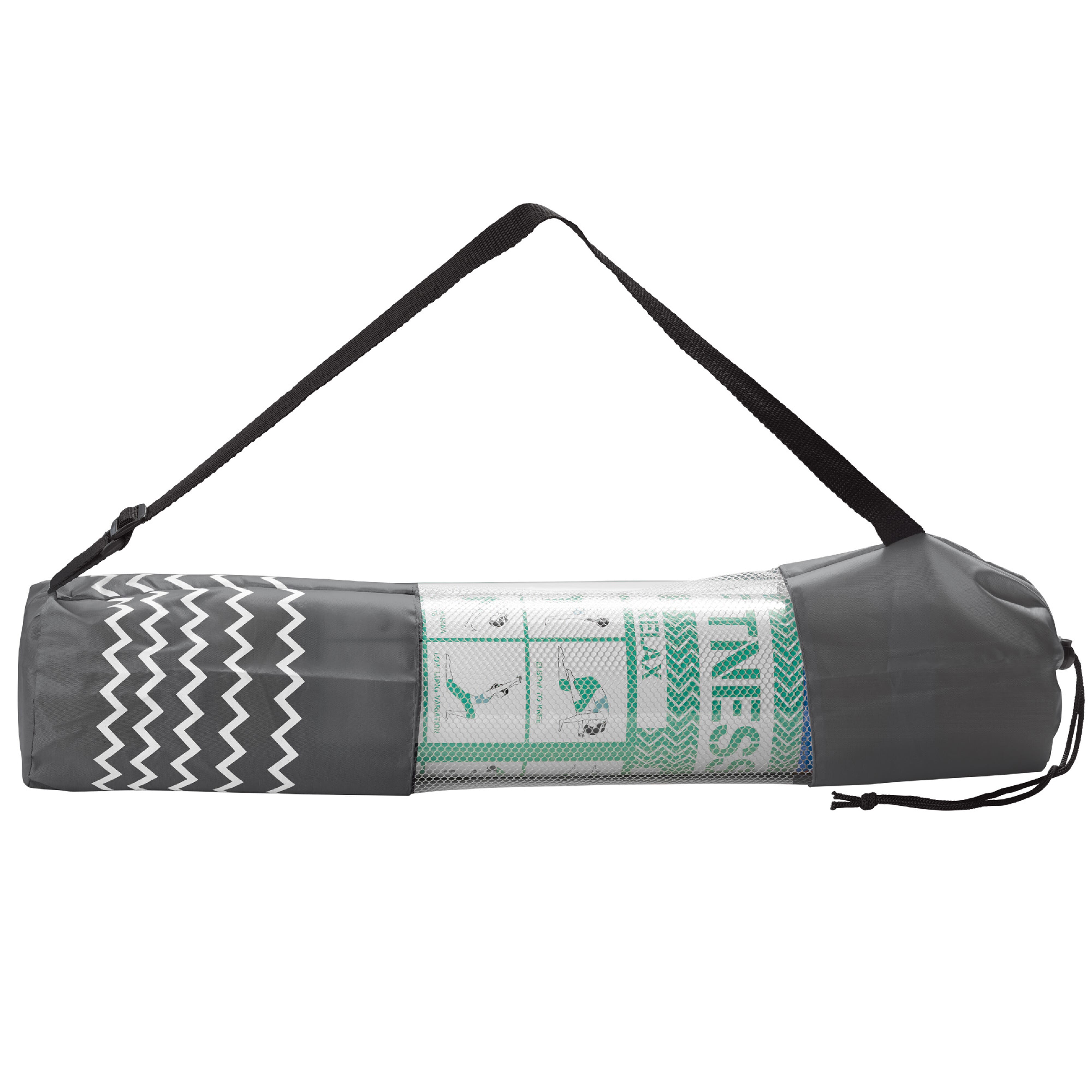 Fitness-Yogamatte mit Trageriemen