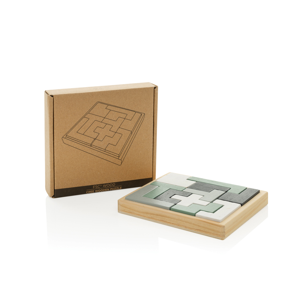 Cree Holz-Puzzle