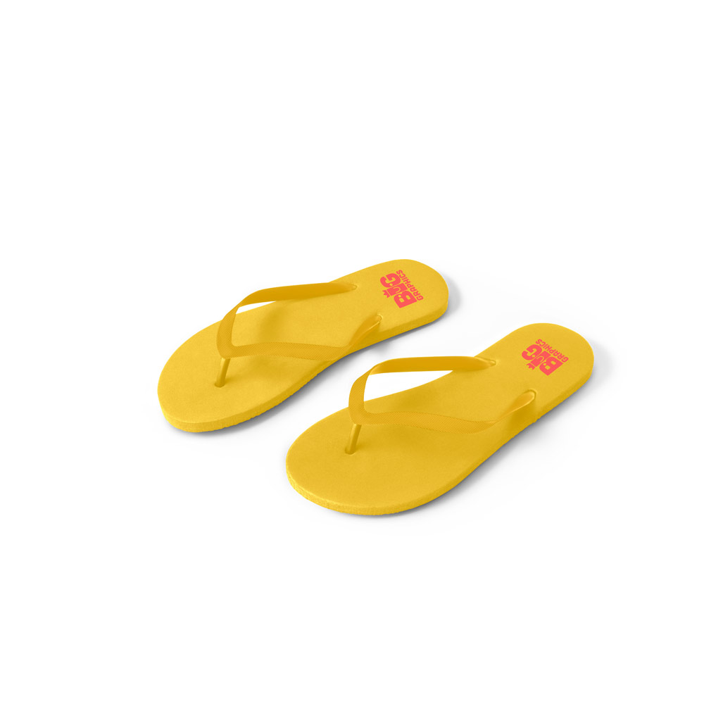 MAUPITI S / M Bequeme Zehensandalen mit PE-Sohle und PVC-Riemen